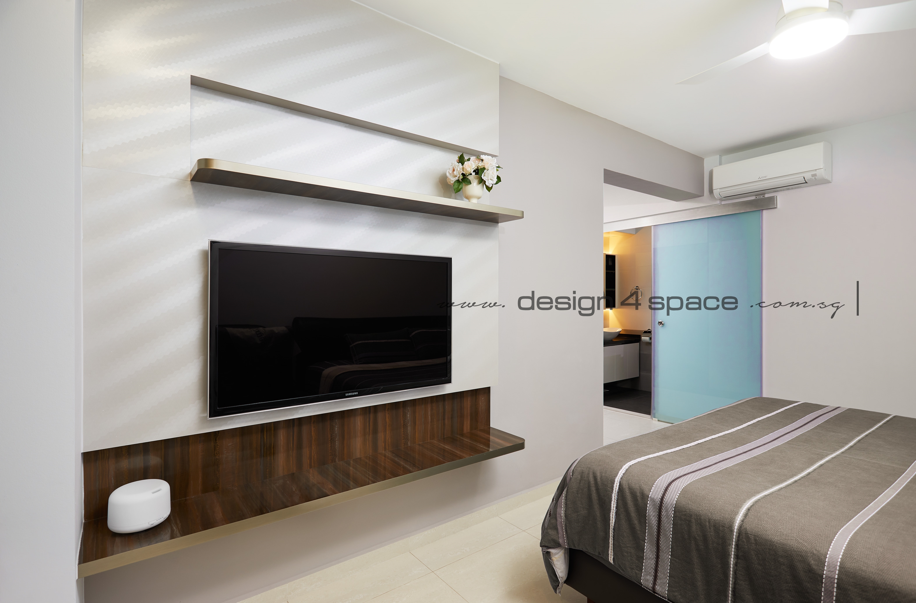 Contemporary Design - Bedroom - HDB 5 Room - Design by Design 4 Space Pte Ltd