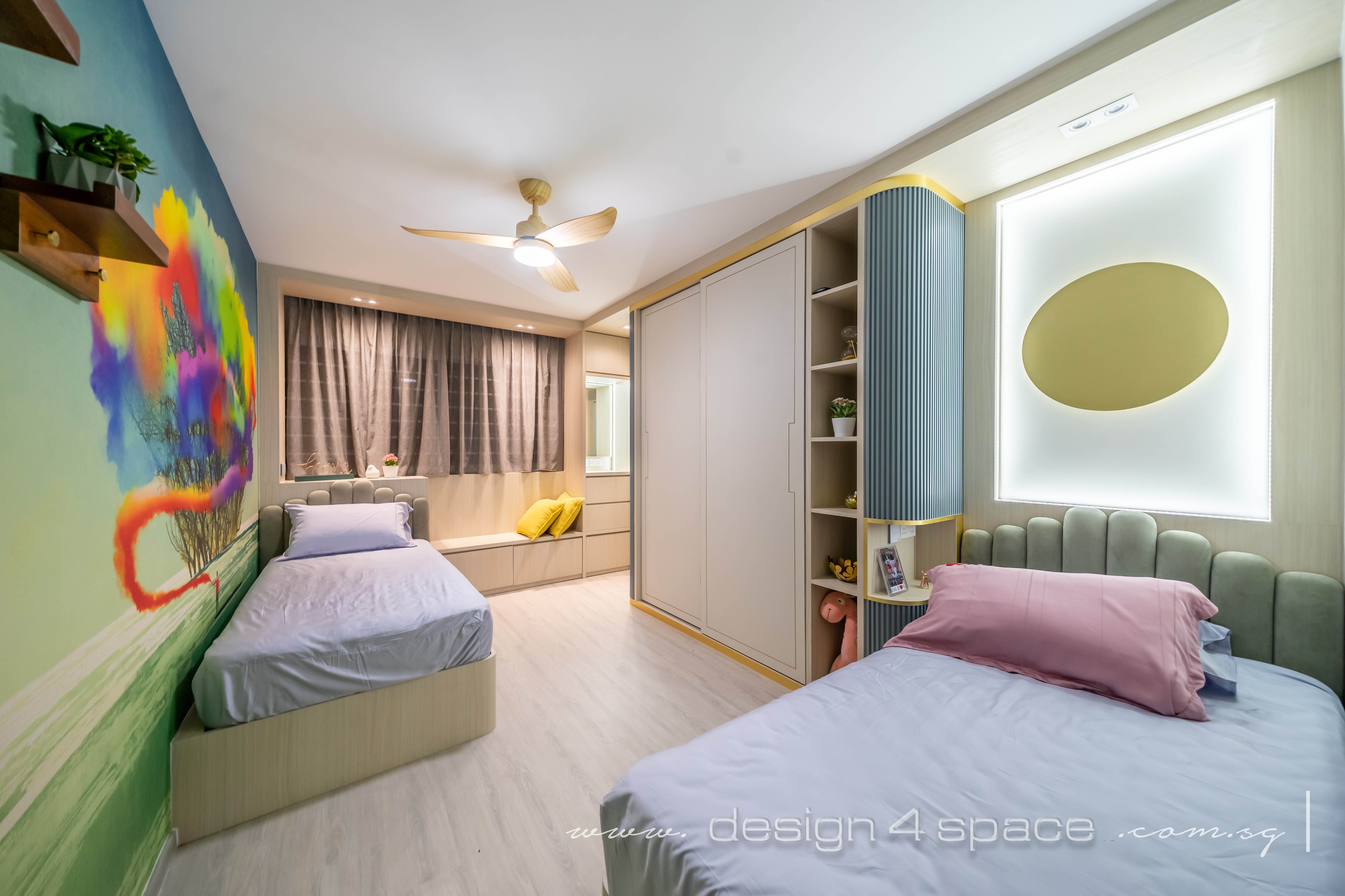 Modern Design - Bedroom - HDB 5 Room - Design by Design 4 Space Pte Ltd