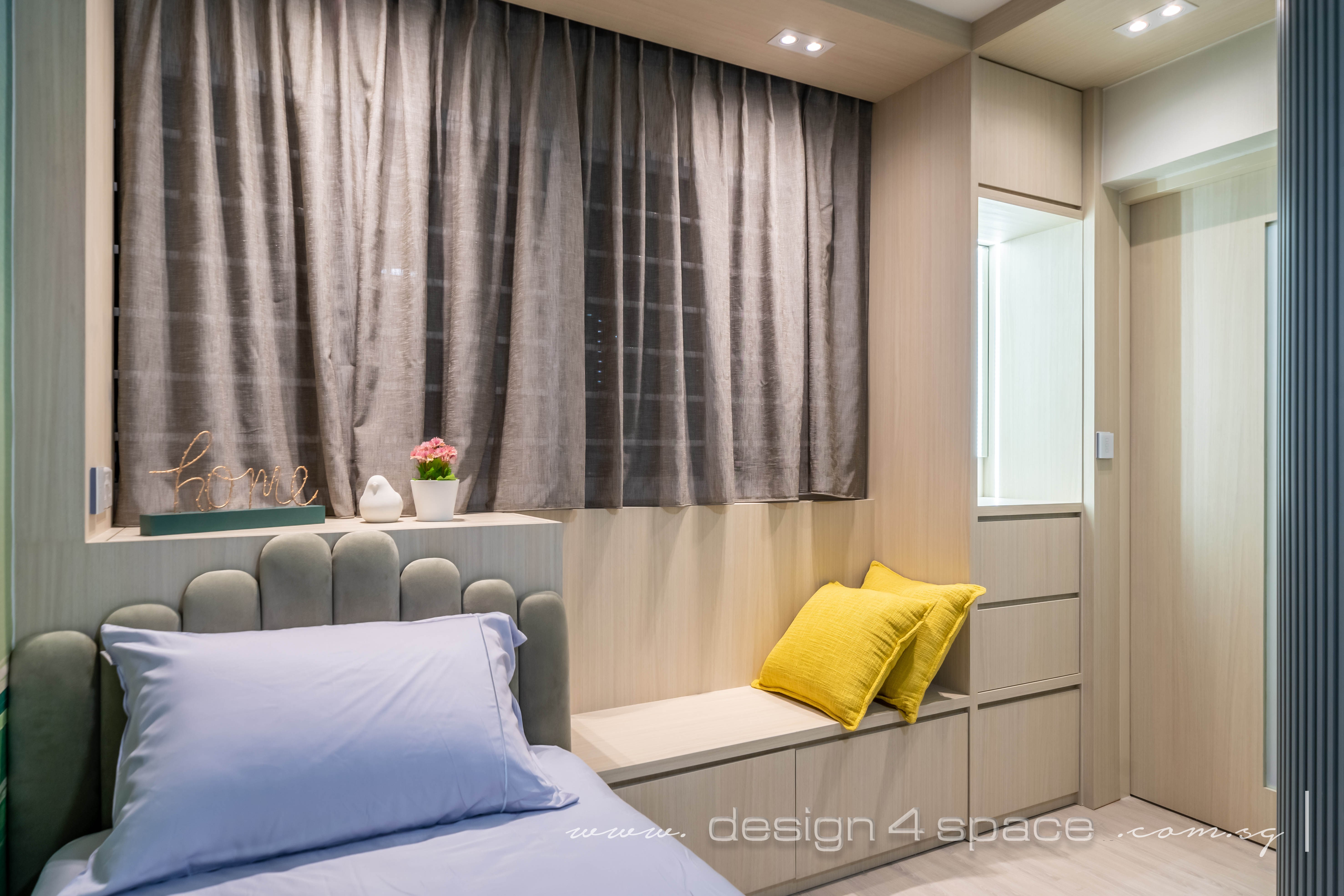 Modern Design - Bedroom - HDB 5 Room - Design by Design 4 Space Pte Ltd