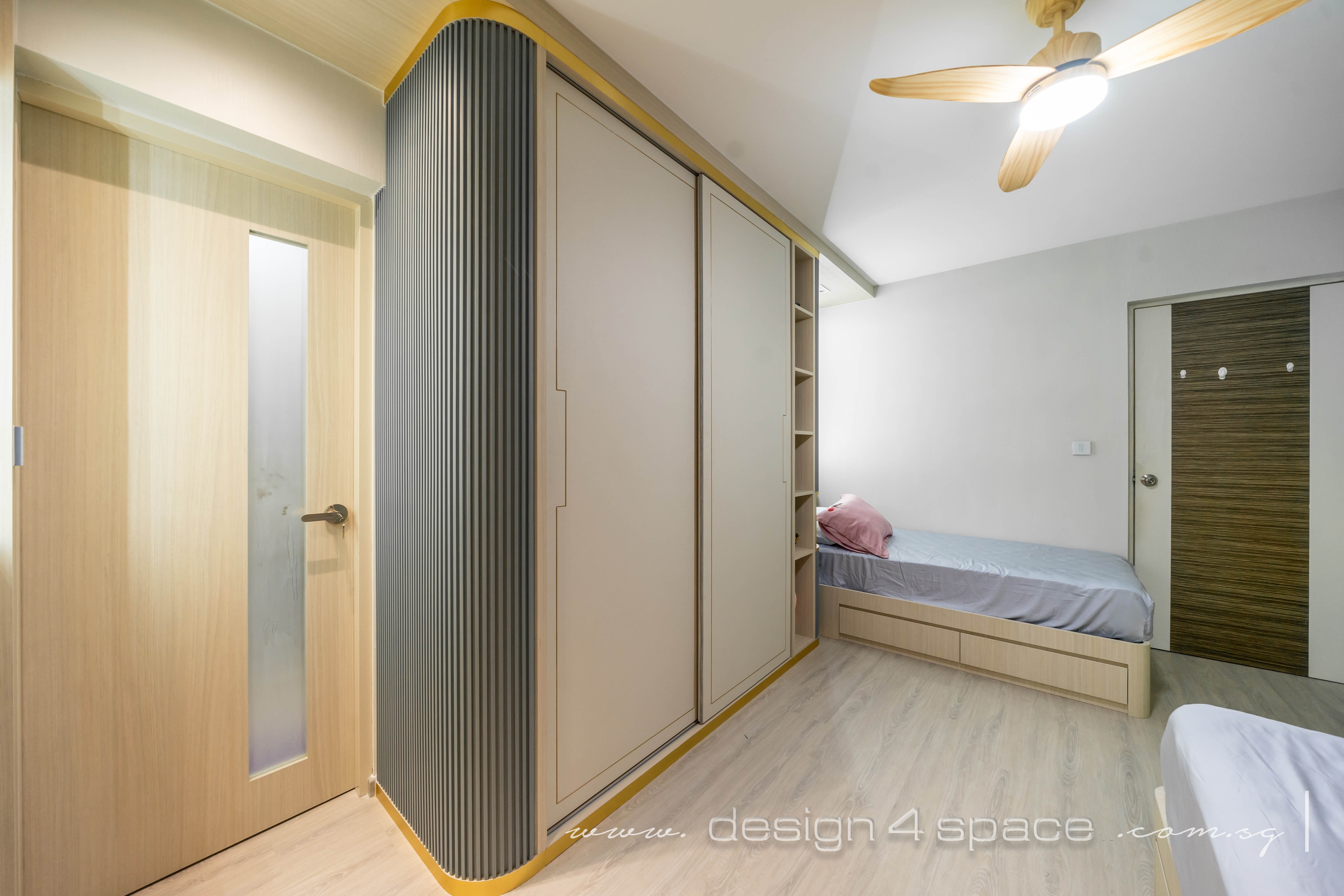 Modern Design - Bedroom - HDB 5 Room - Design by Design 4 Space Pte Ltd