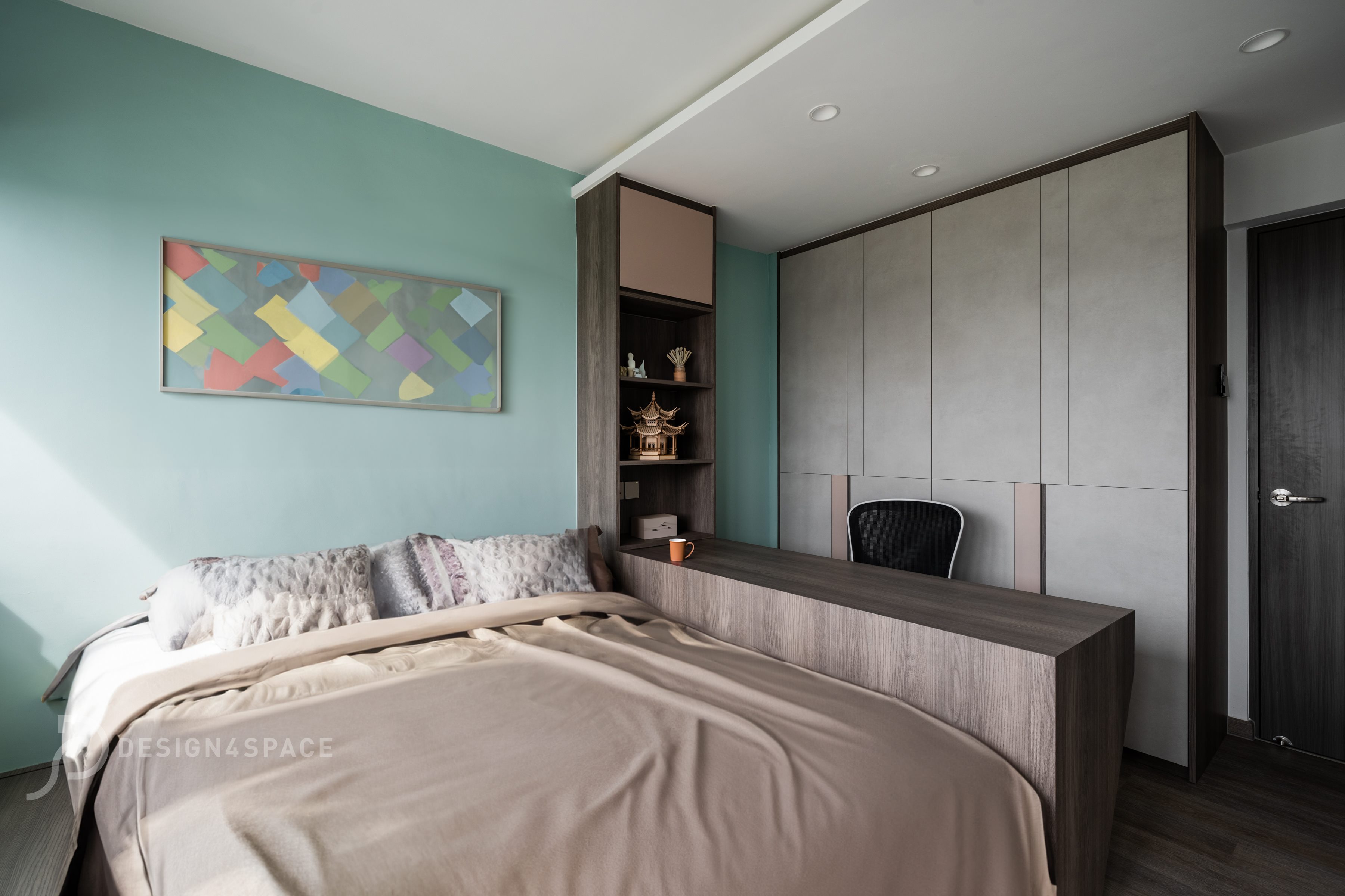 Modern Design - Bedroom - HDB 5 Room - Design by Design 4 Space Pte Ltd