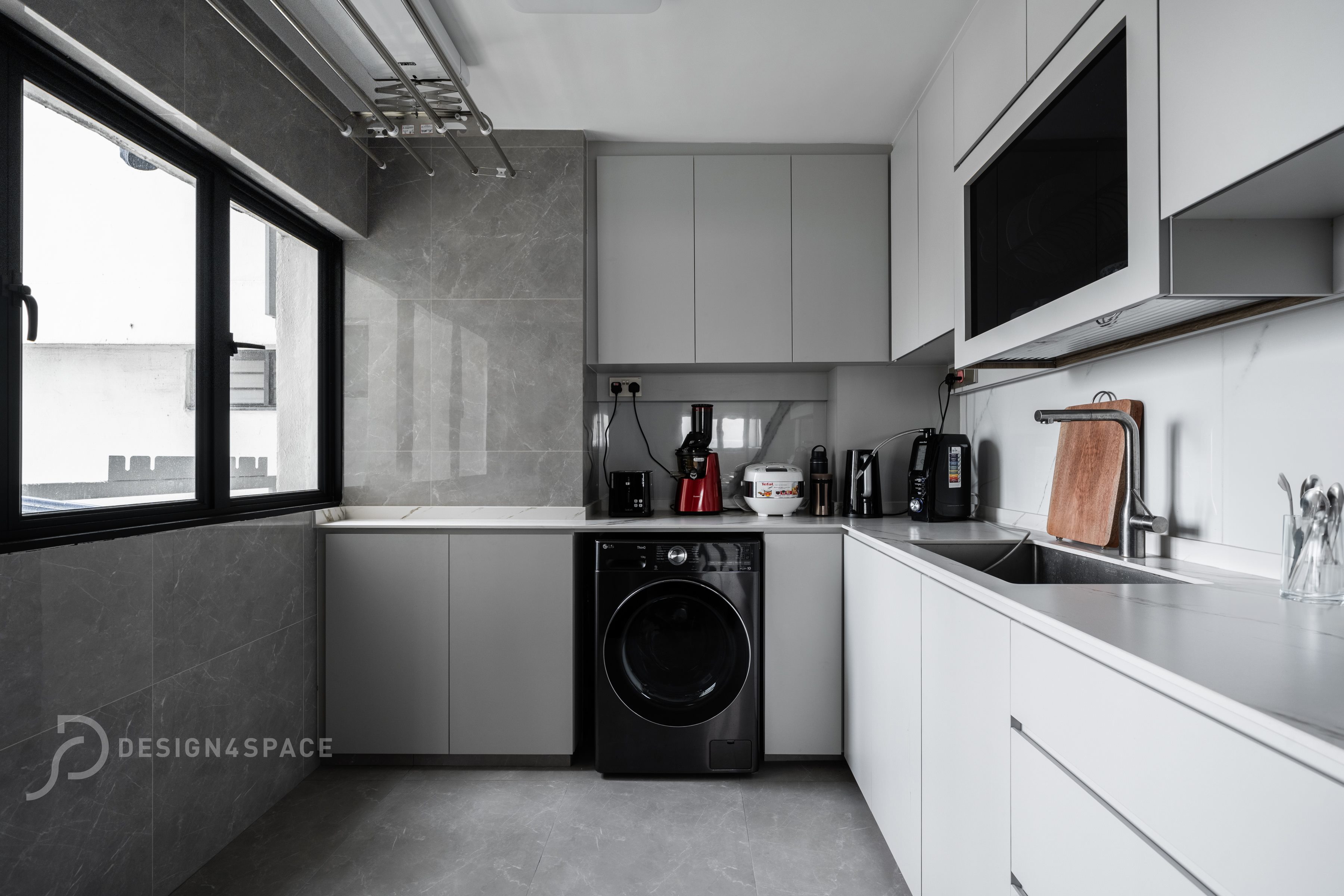 Modern Design - Kitchen - HDB 5 Room - Design by Design 4 Space Pte Ltd