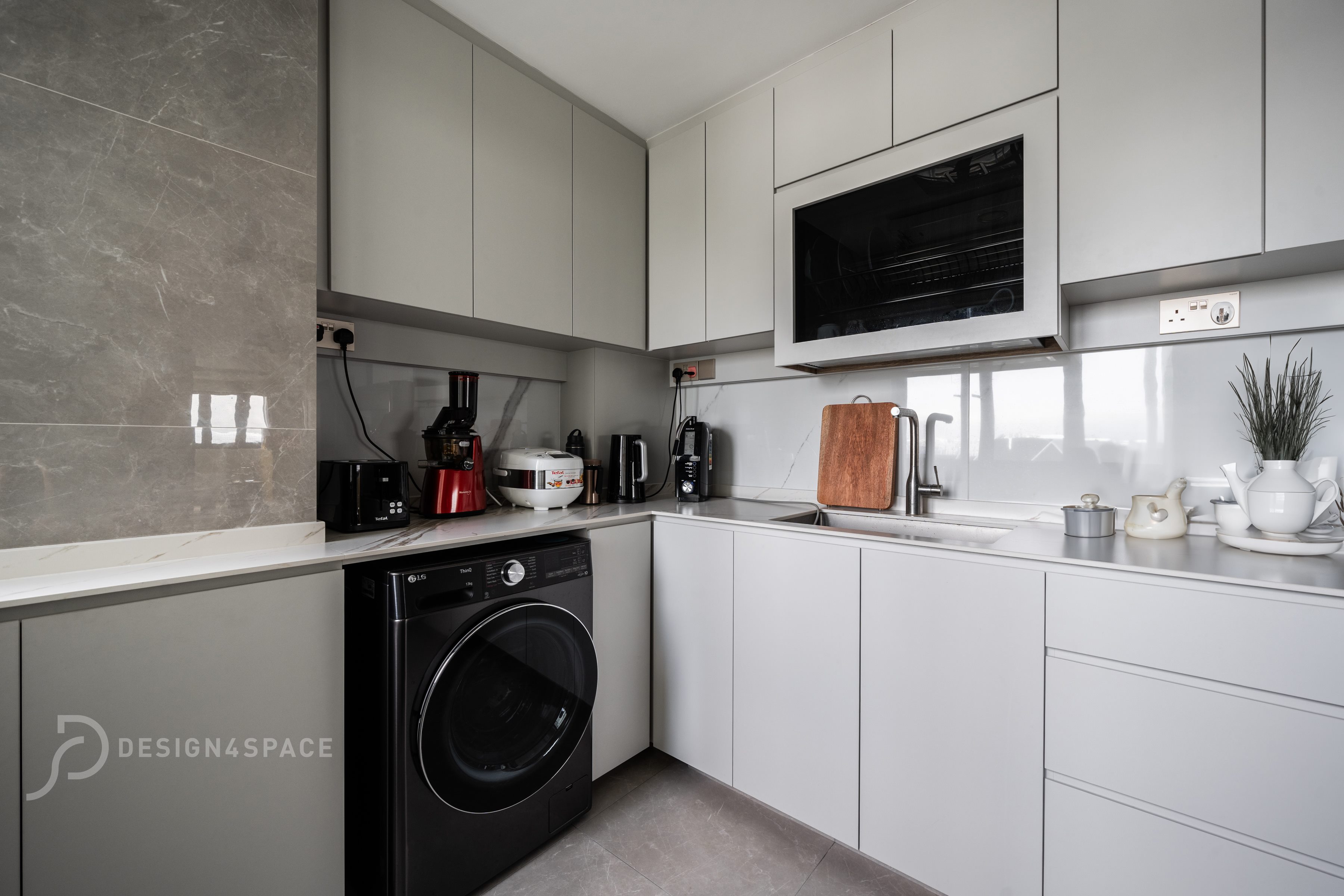 Modern Design - Kitchen - HDB 5 Room - Design by Design 4 Space Pte Ltd