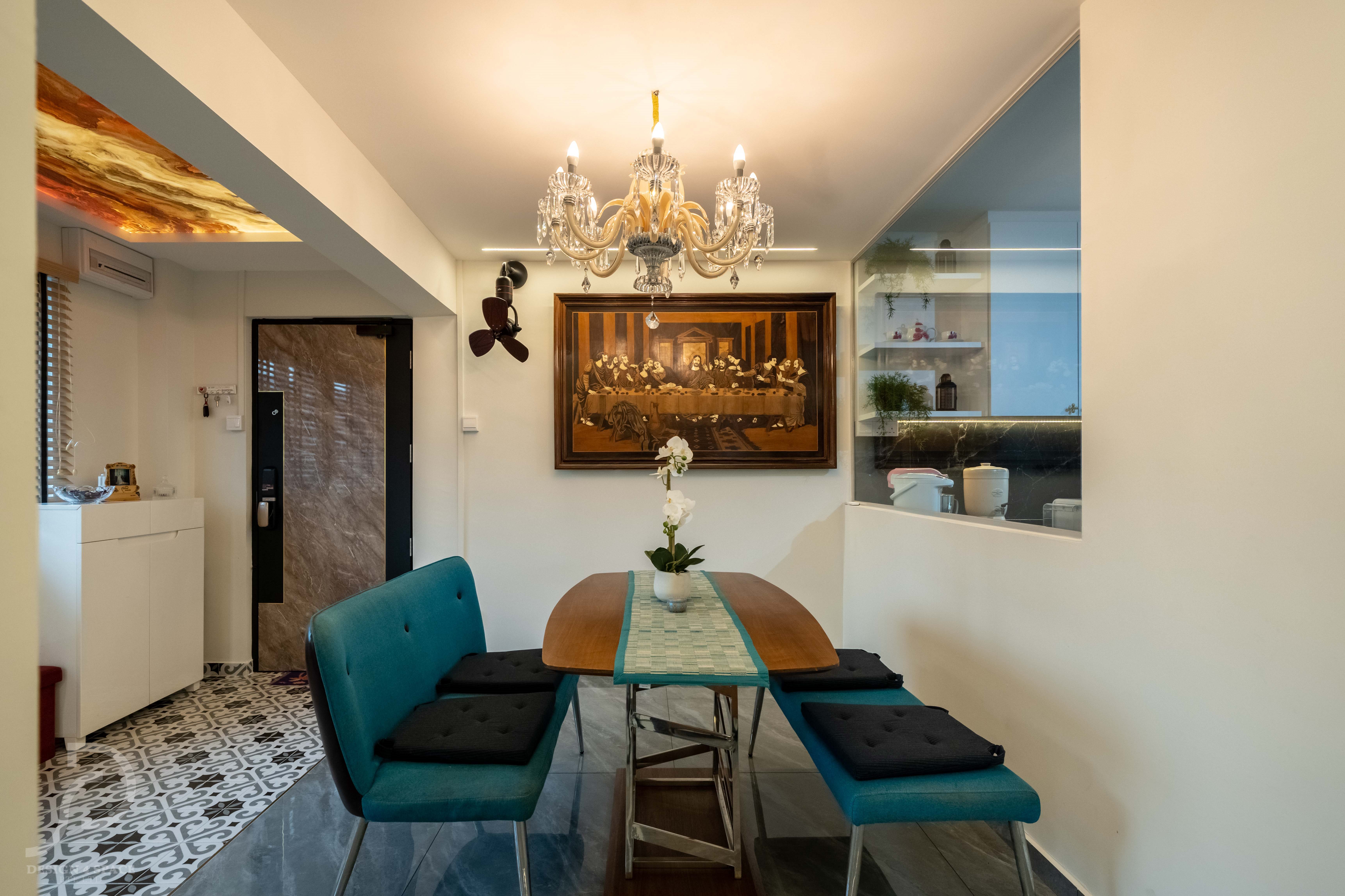 Classical, Contemporary, Modern Design - Dining Room - HDB 5 Room - Design by Design 4 Space Pte Ltd