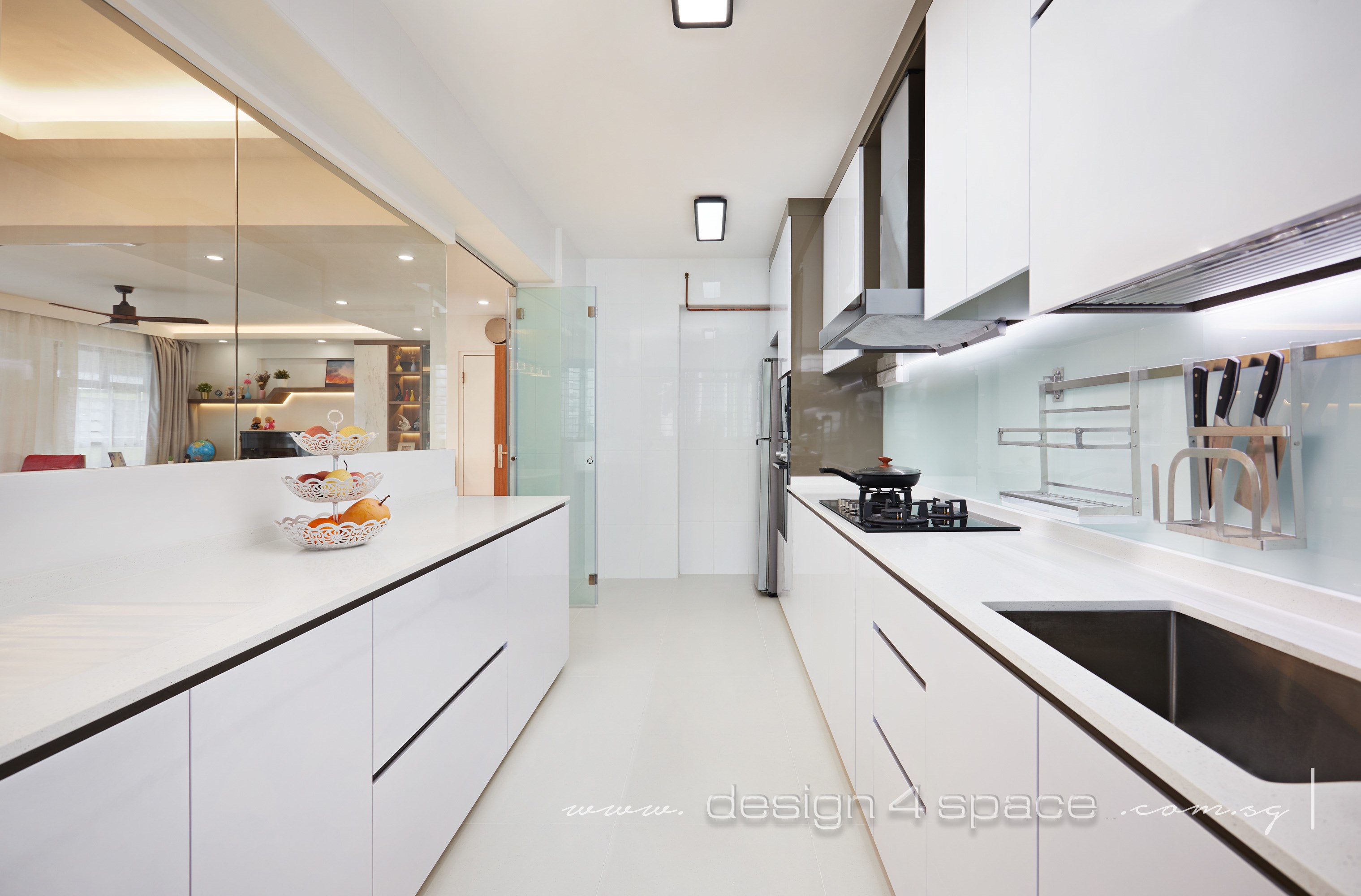 Contemporary, Scandinavian Design - Kitchen - HDB 5 Room - Design by Design 4 Space Pte Ltd