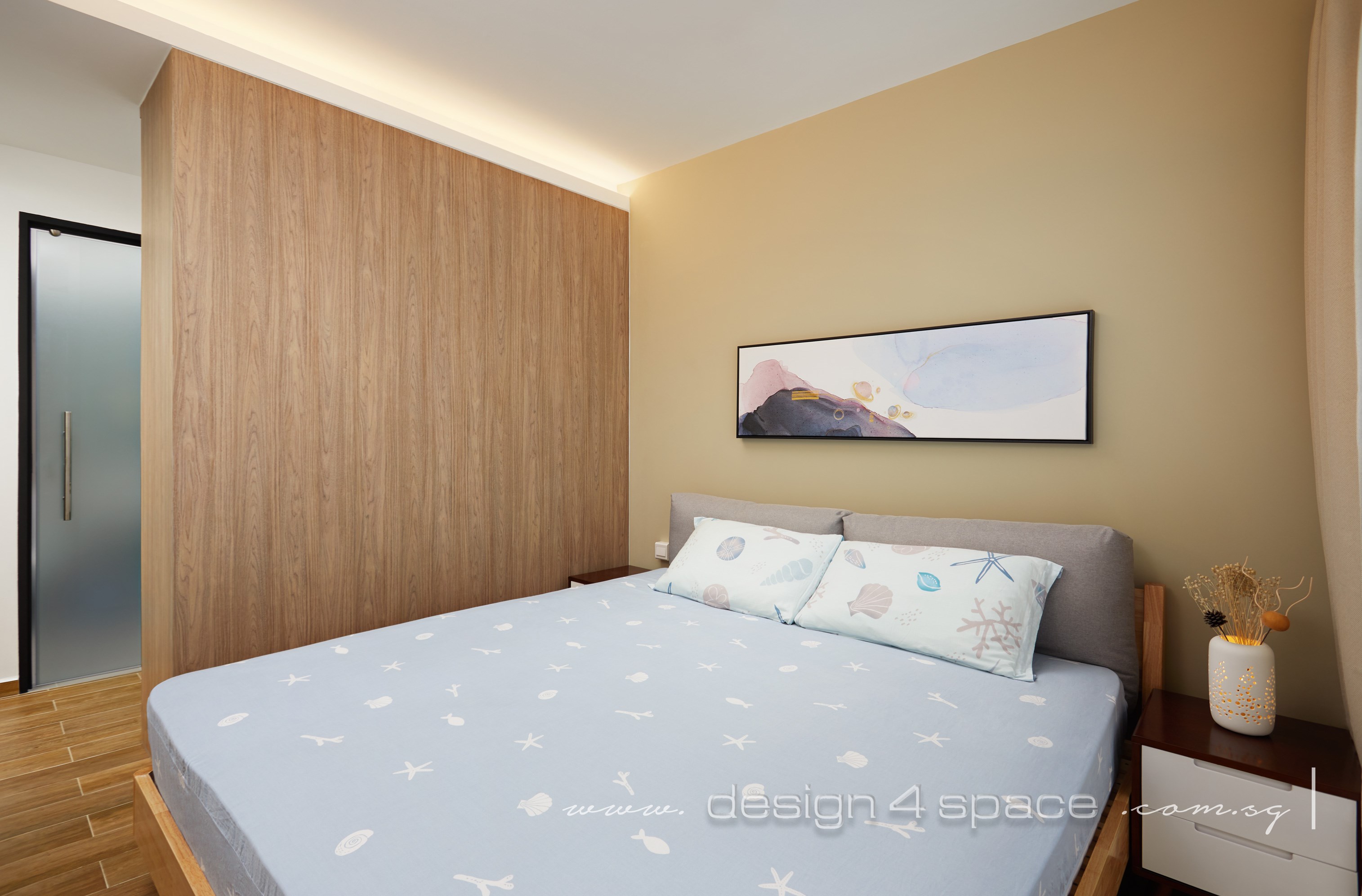 Contemporary, Scandinavian Design - Bedroom - HDB 5 Room - Design by Design 4 Space Pte Ltd