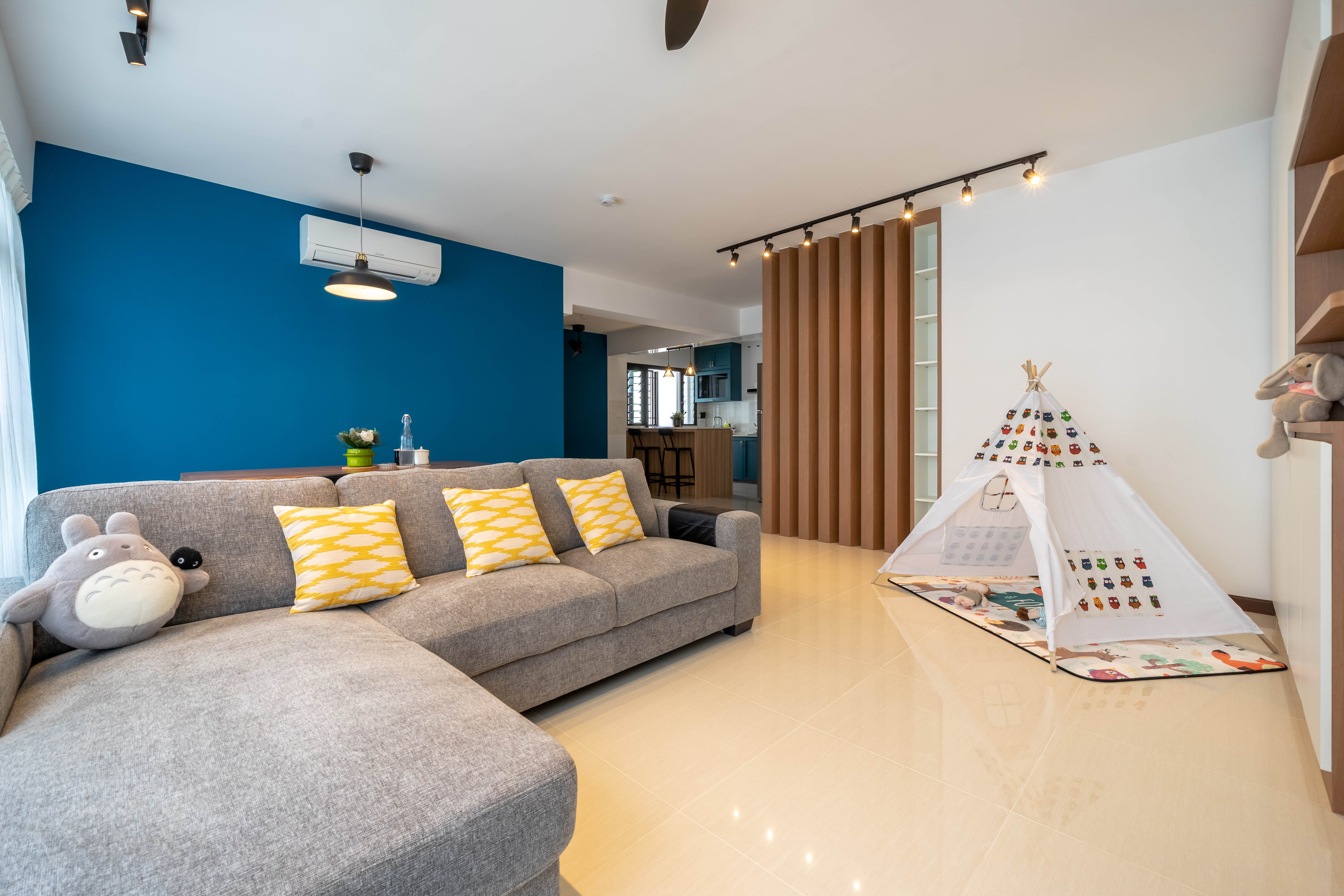 Modern, Scandinavian Design - Living Room - HDB 5 Room - Design by Design 4 Space Pte Ltd