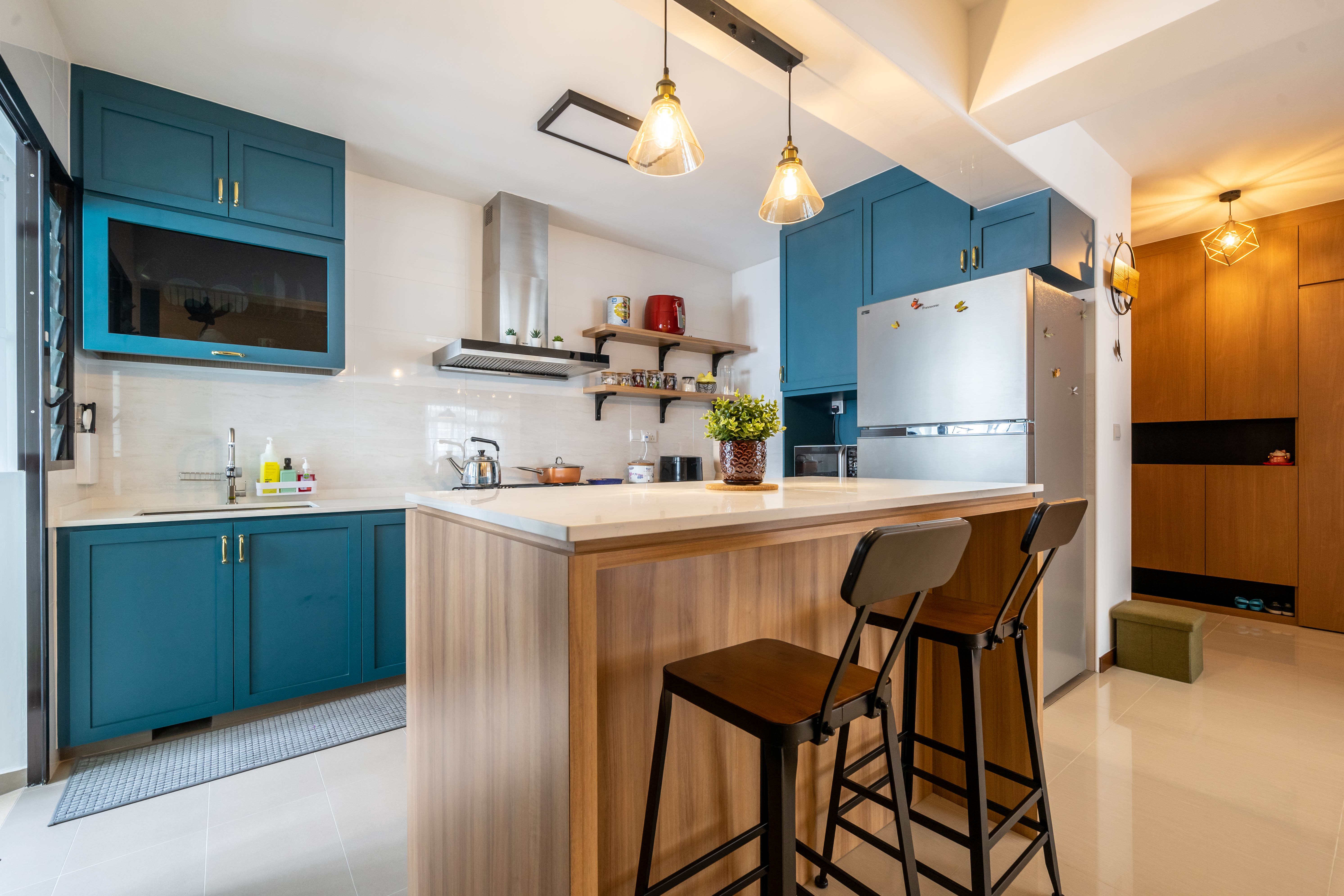 Modern, Scandinavian Design - Kitchen - HDB 5 Room - Design by Design 4 Space Pte Ltd