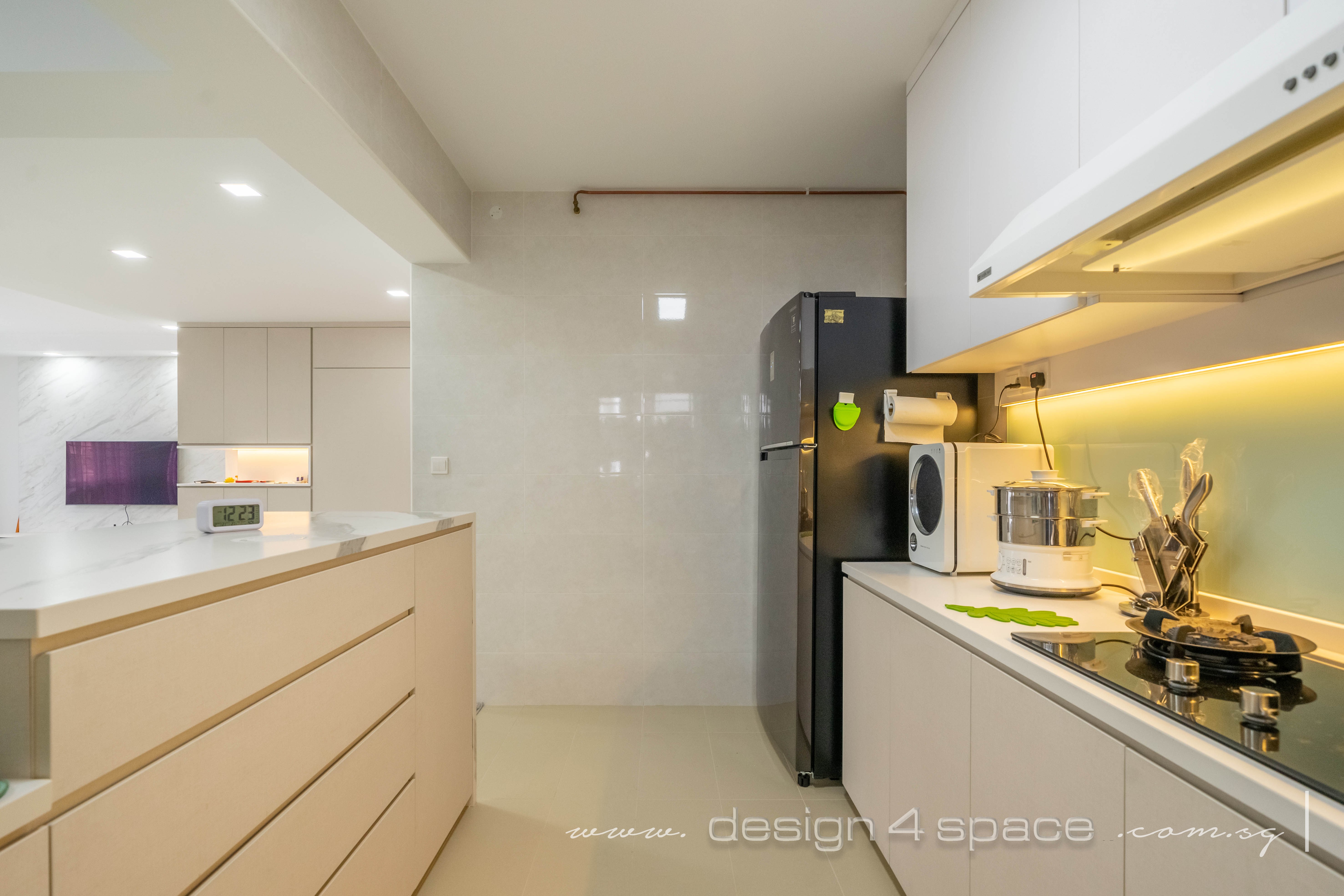 Minimalist Design - Kitchen - HDB 5 Room - Design by Design 4 Space Pte Ltd