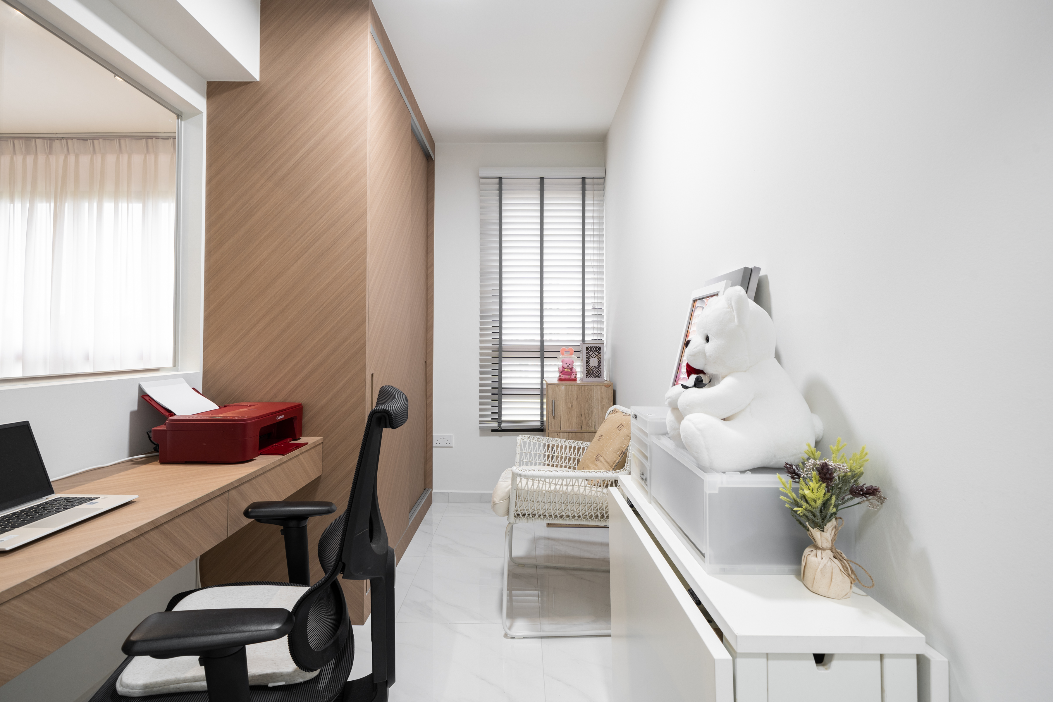 Modern, Scandinavian Design - Study Room - HDB 5 Room - Design by Design 4 Space Pte Ltd