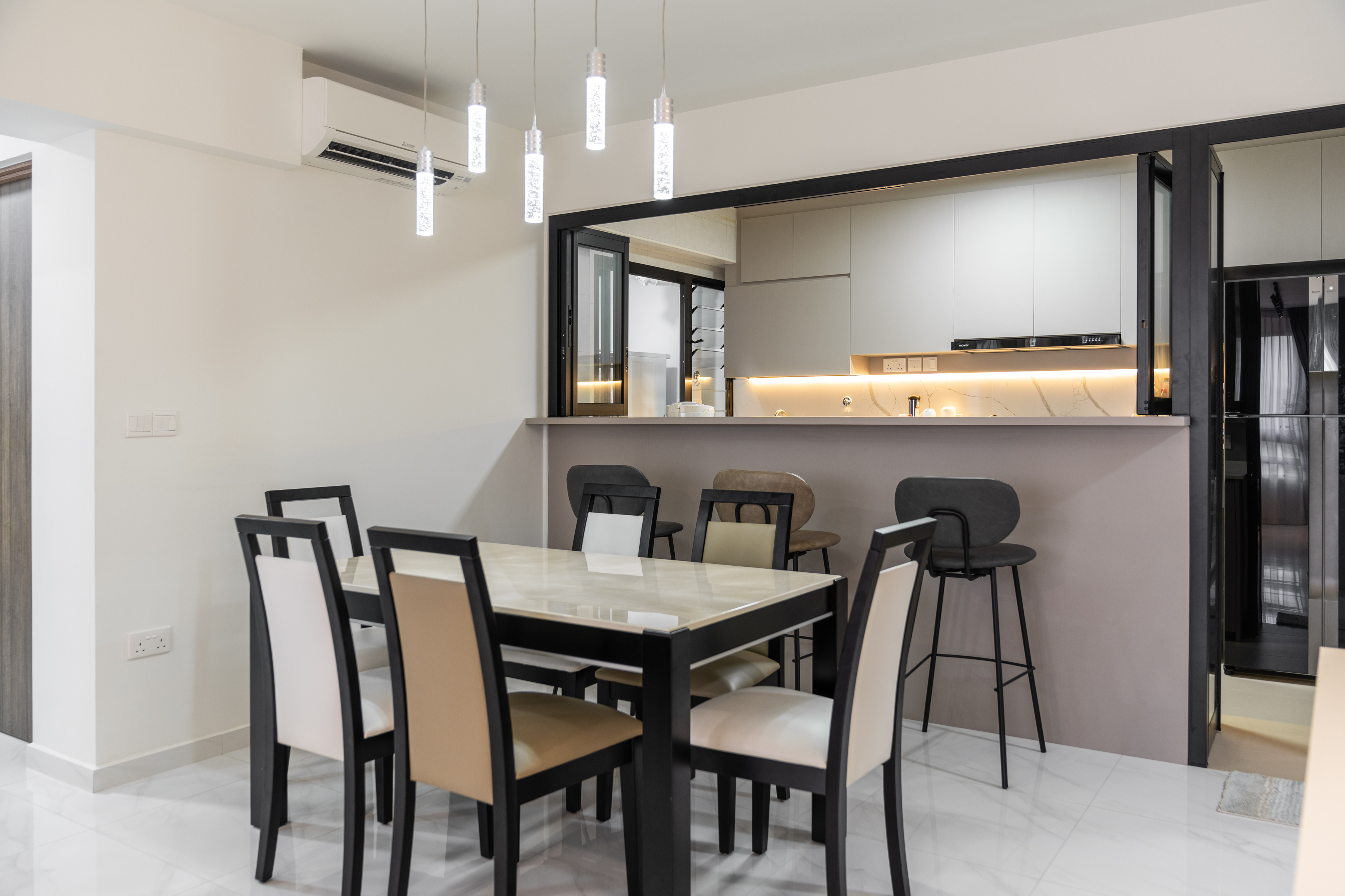 Modern, Scandinavian Design - Kitchen - HDB 5 Room - Design by Design 4 Space Pte Ltd