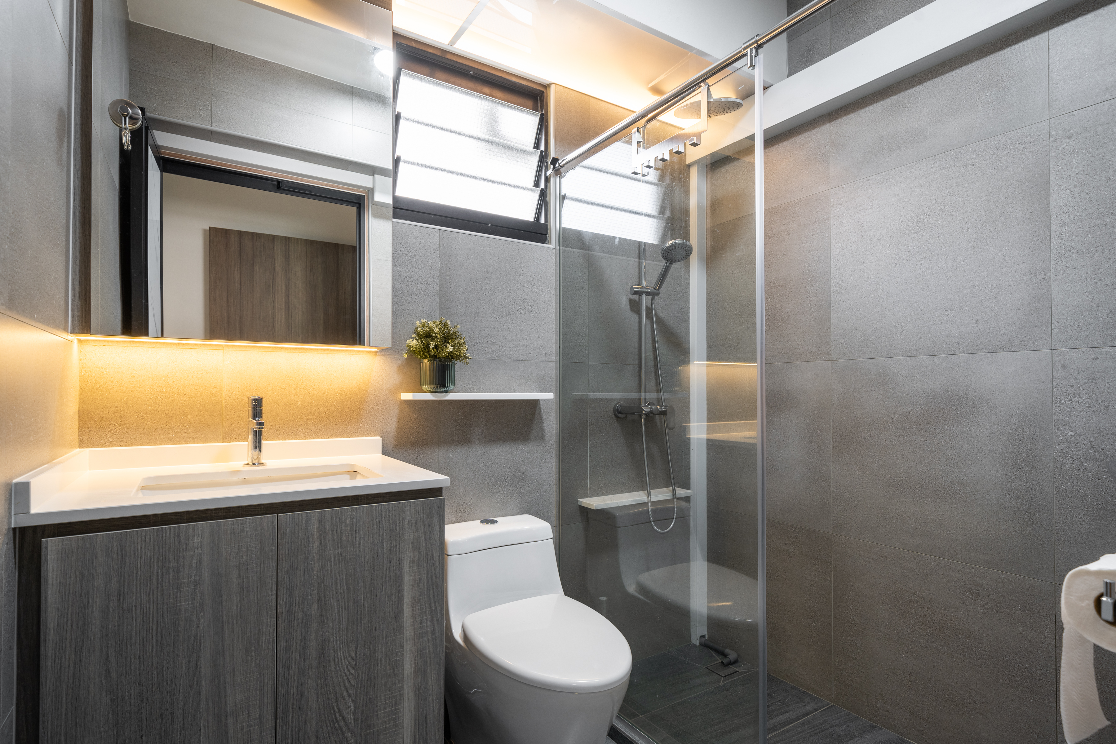 Modern, Scandinavian Design - Bathroom - HDB 5 Room - Design by Design 4 Space Pte Ltd