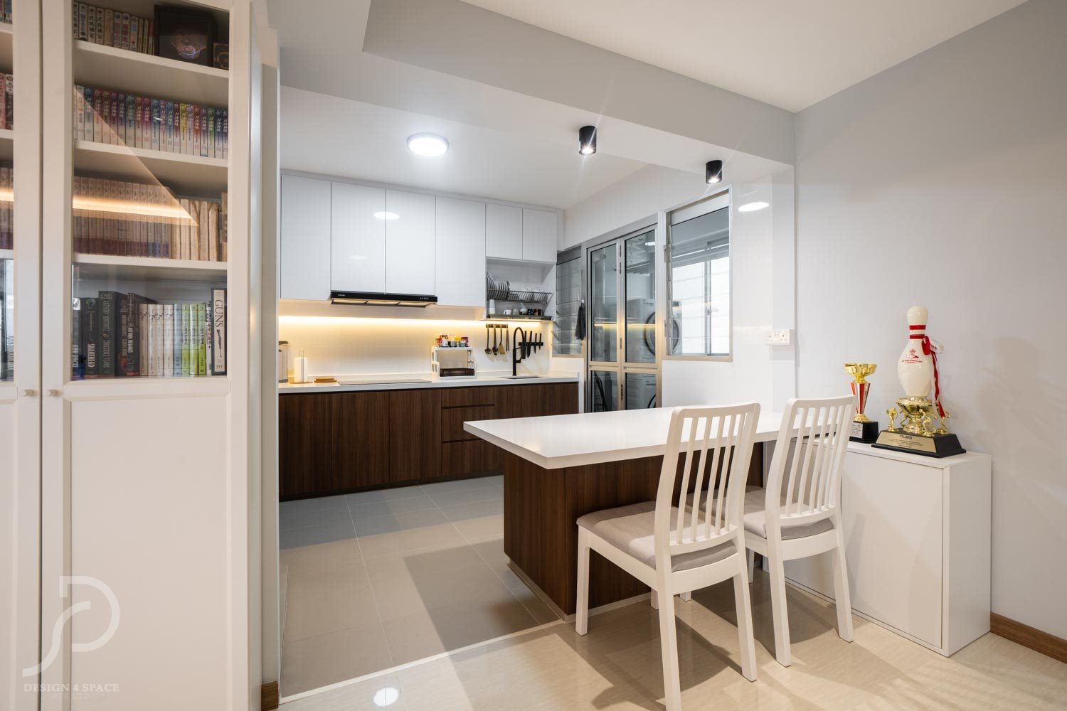 Contemporary, Modern Design - Kitchen - HDB 5 Room - Design by Design 4 Space Pte Ltd