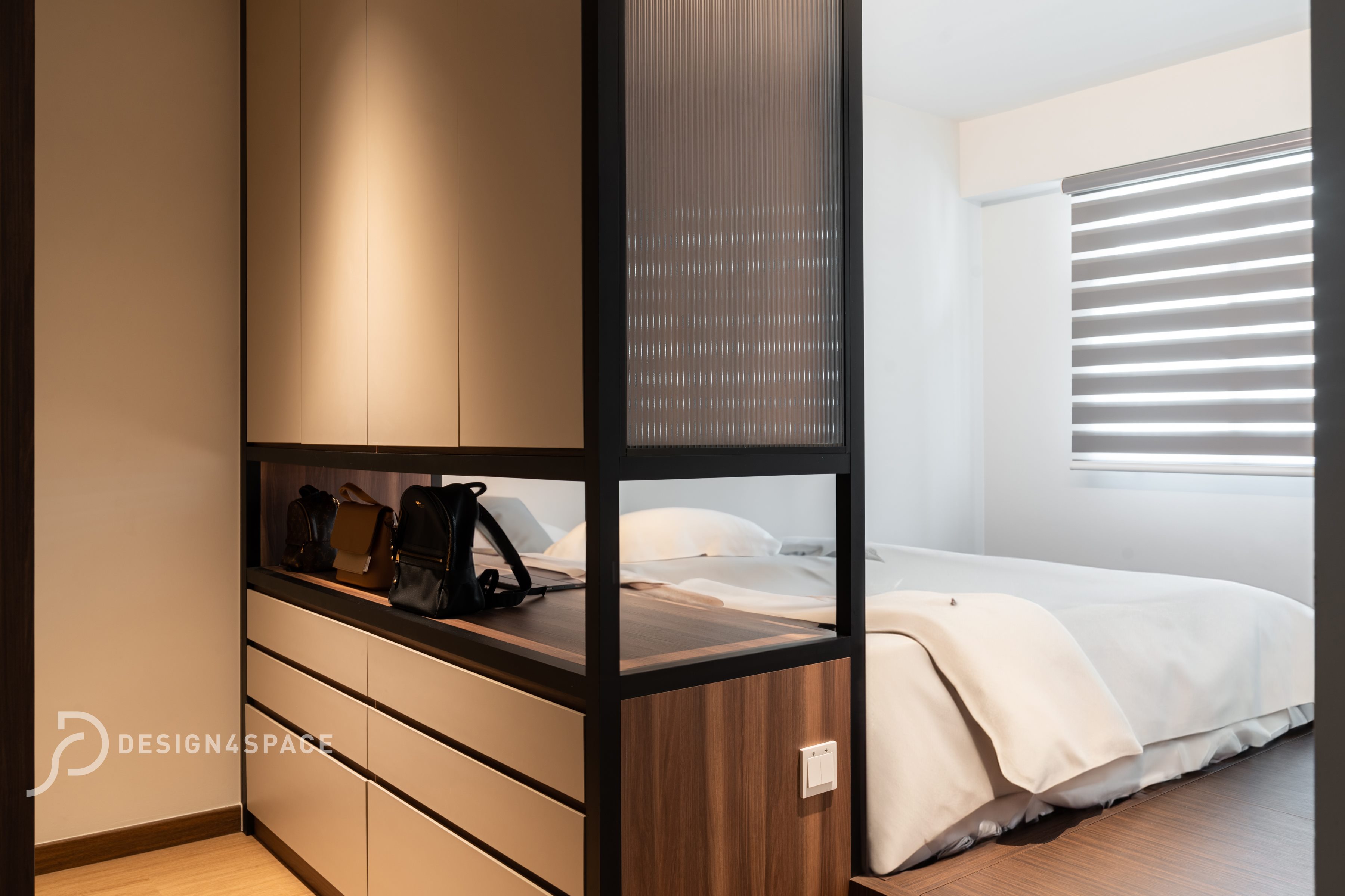 Contemporary Design - Bedroom - HDB 5 Room - Design by Design 4 Space Pte Ltd