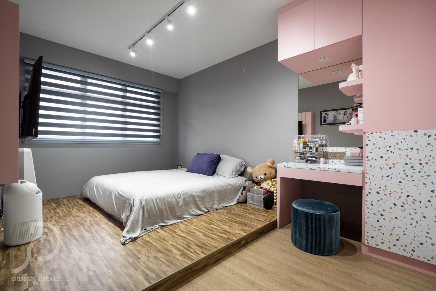 Contemporary, Modern Design - Bedroom - HDB 5 Room - Design by Design 4 Space Pte Ltd