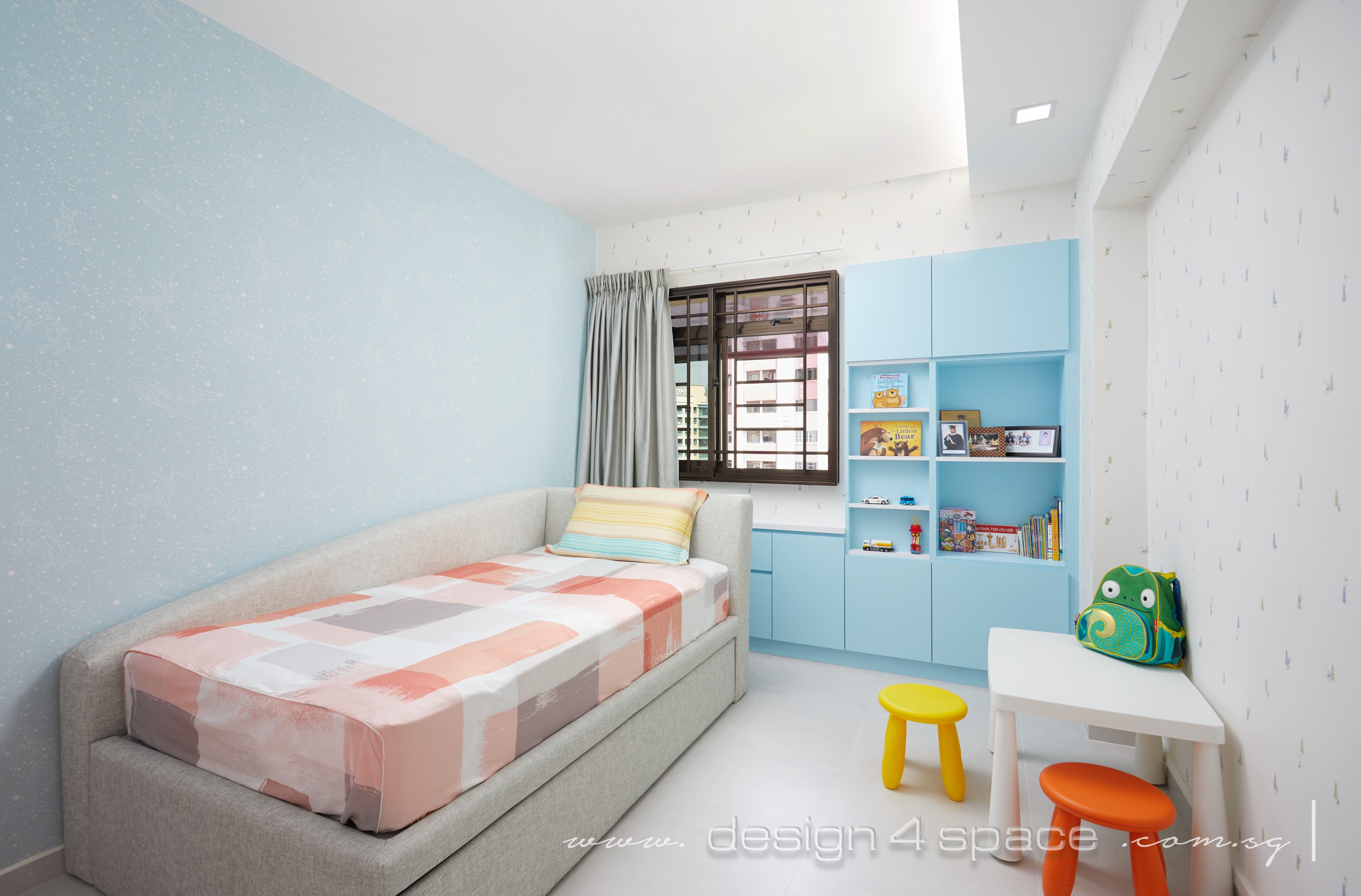 Contemporary Design - Bedroom - HDB 5 Room - Design by Design 4 Space Pte Ltd