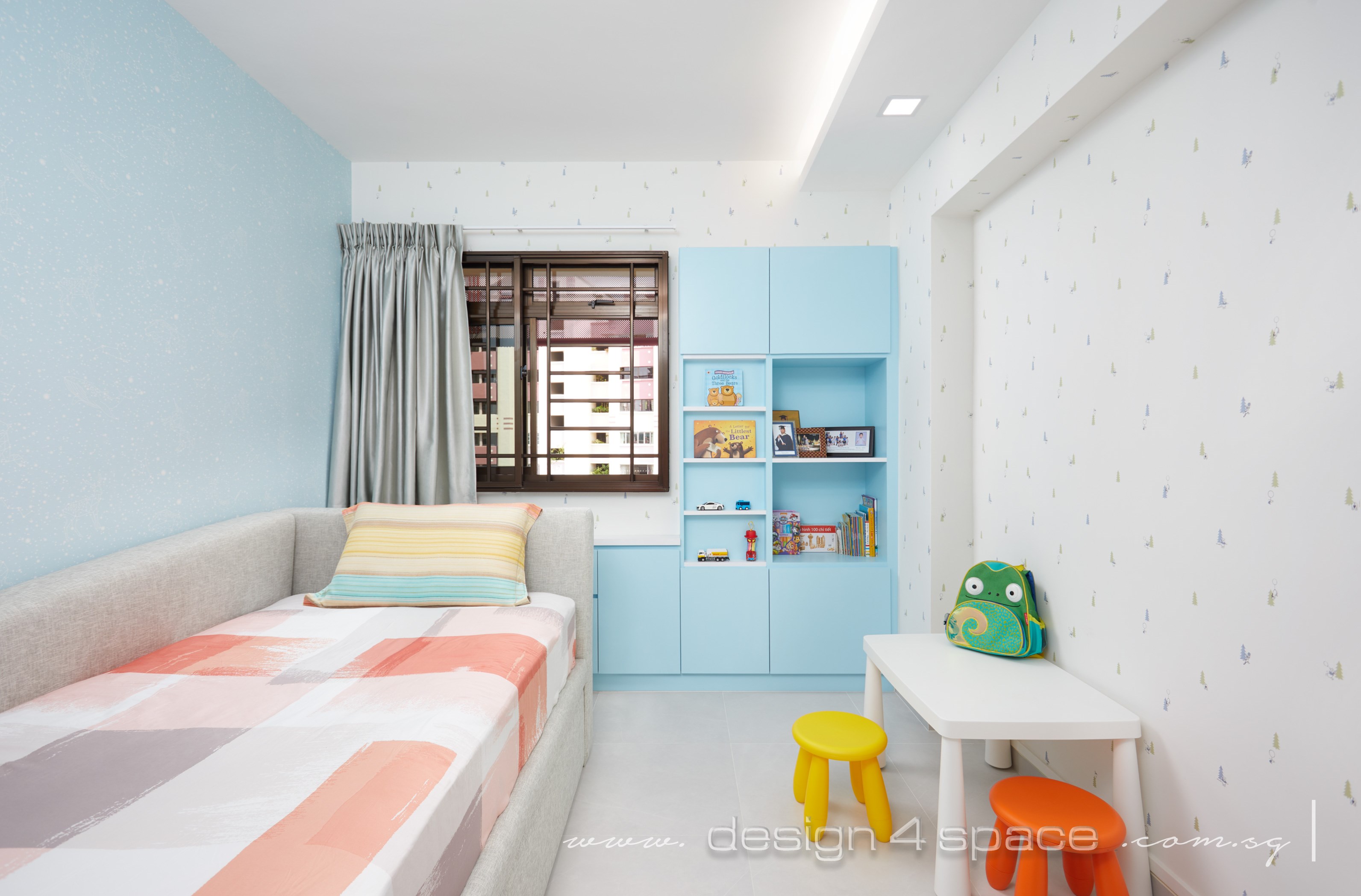 Contemporary Design - Bedroom - HDB 5 Room - Design by Design 4 Space Pte Ltd