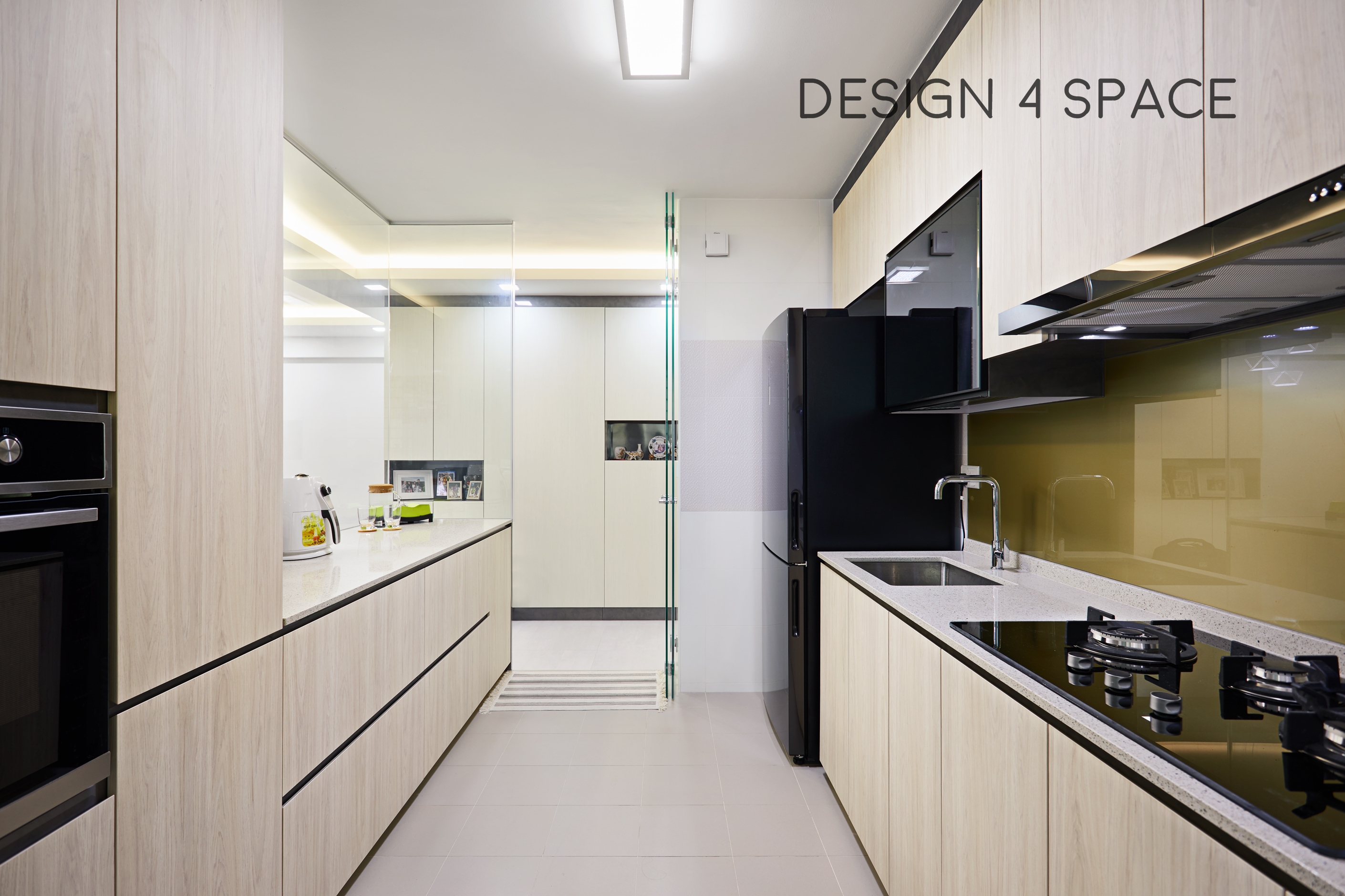 Contemporary, Modern Design - Kitchen - HDB 5 Room - Design by Design 4 Space Pte Ltd