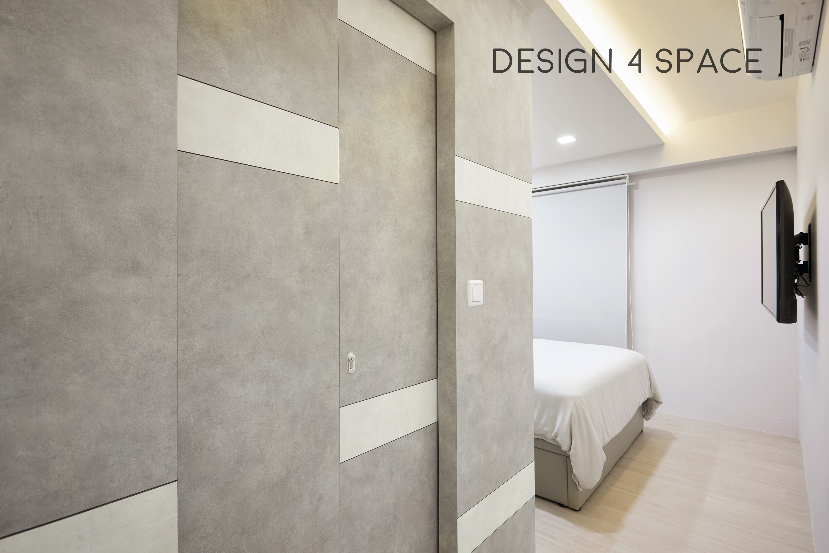 Contemporary, Modern Design - Bedroom - HDB 5 Room - Design by Design 4 Space Pte Ltd