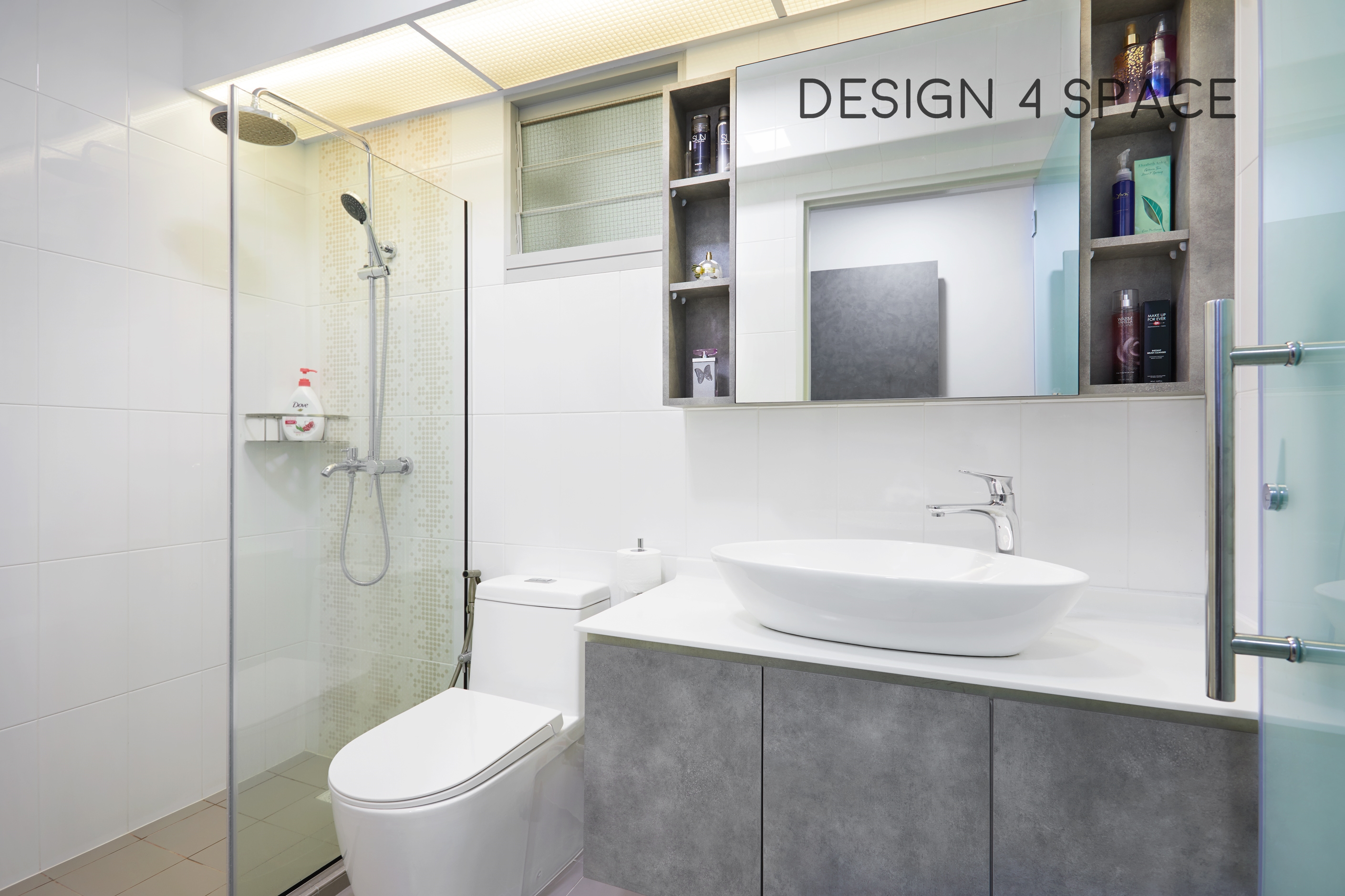 Contemporary, Modern Design - Bathroom - HDB 5 Room - Design by Design 4 Space Pte Ltd