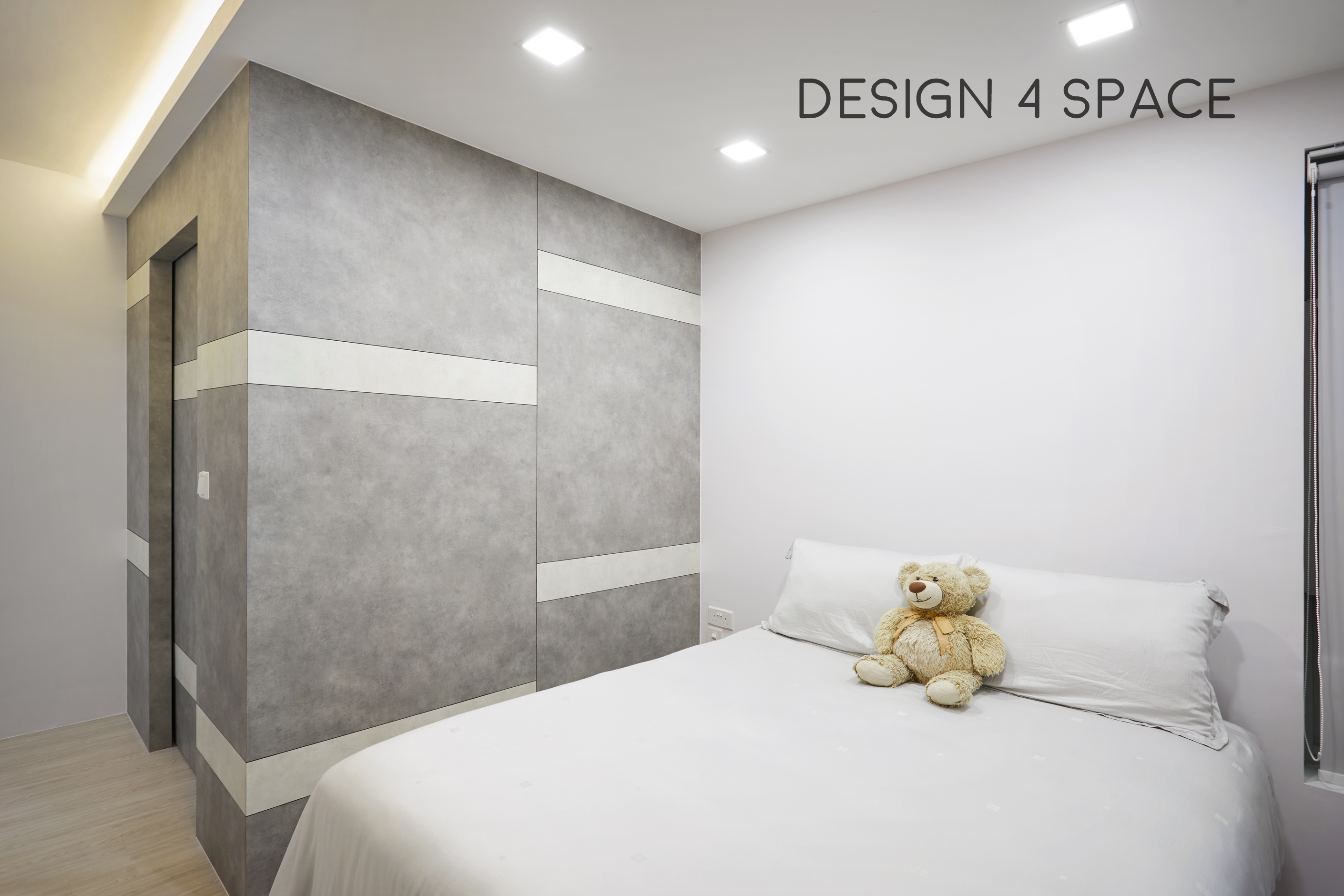 Contemporary, Modern Design - Bedroom - HDB 5 Room - Design by Design 4 Space Pte Ltd