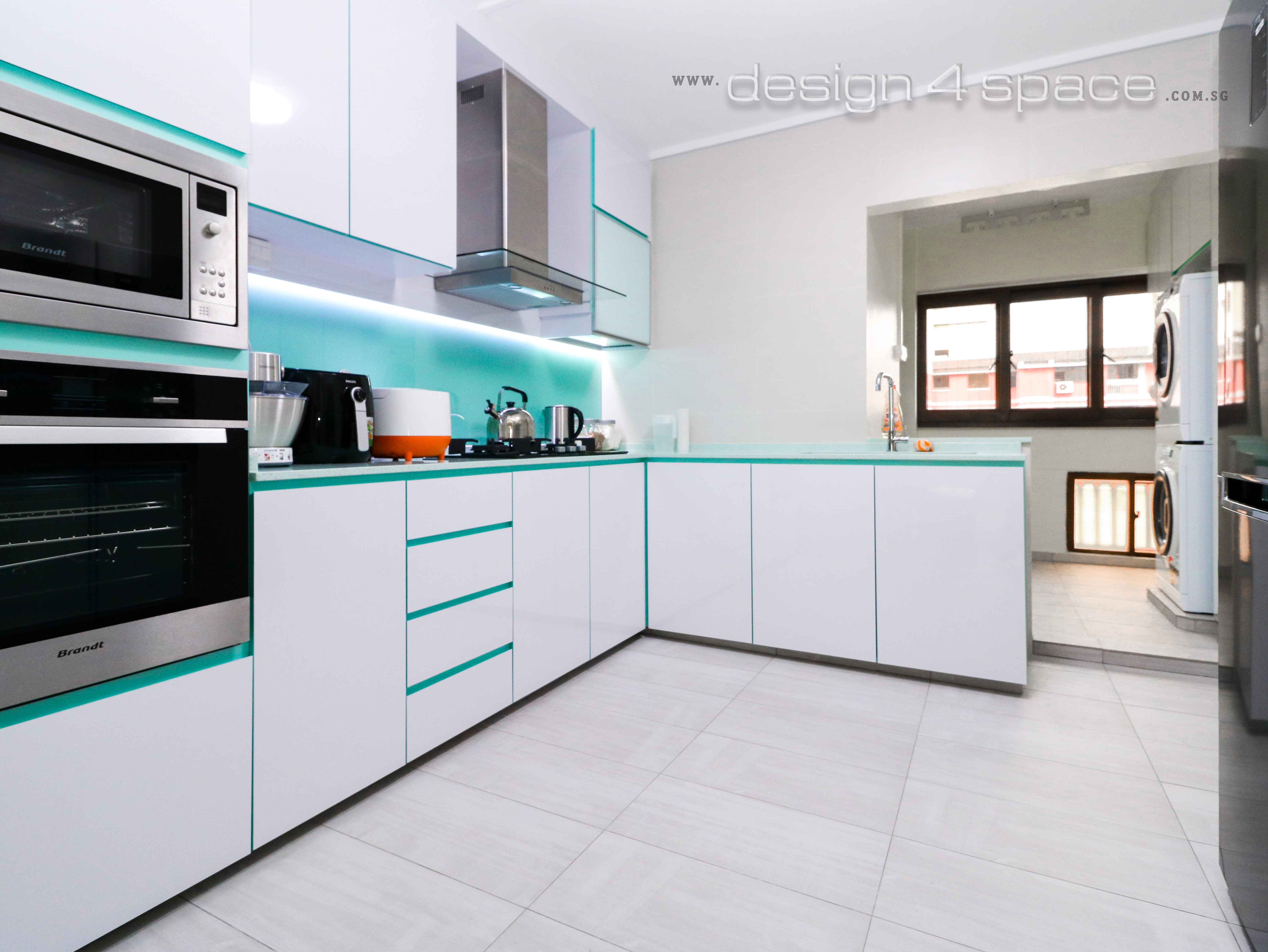 Eclectic, Industrial, Minimalist Design - Kitchen - HDB 5 Room - Design by Design 4 Space Pte Ltd
