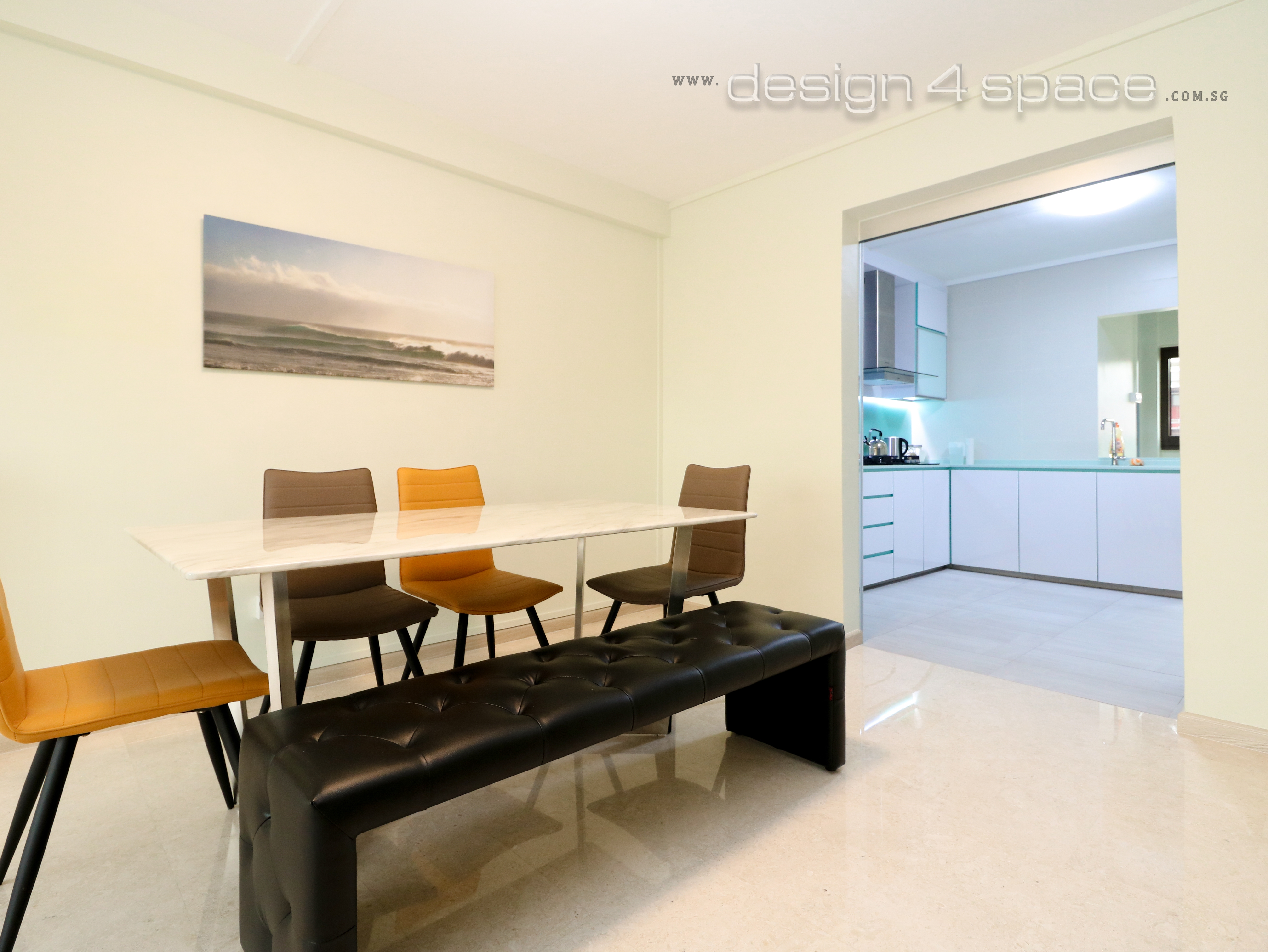 Eclectic, Industrial, Minimalist Design - Living Room - HDB 5 Room - Design by Design 4 Space Pte Ltd