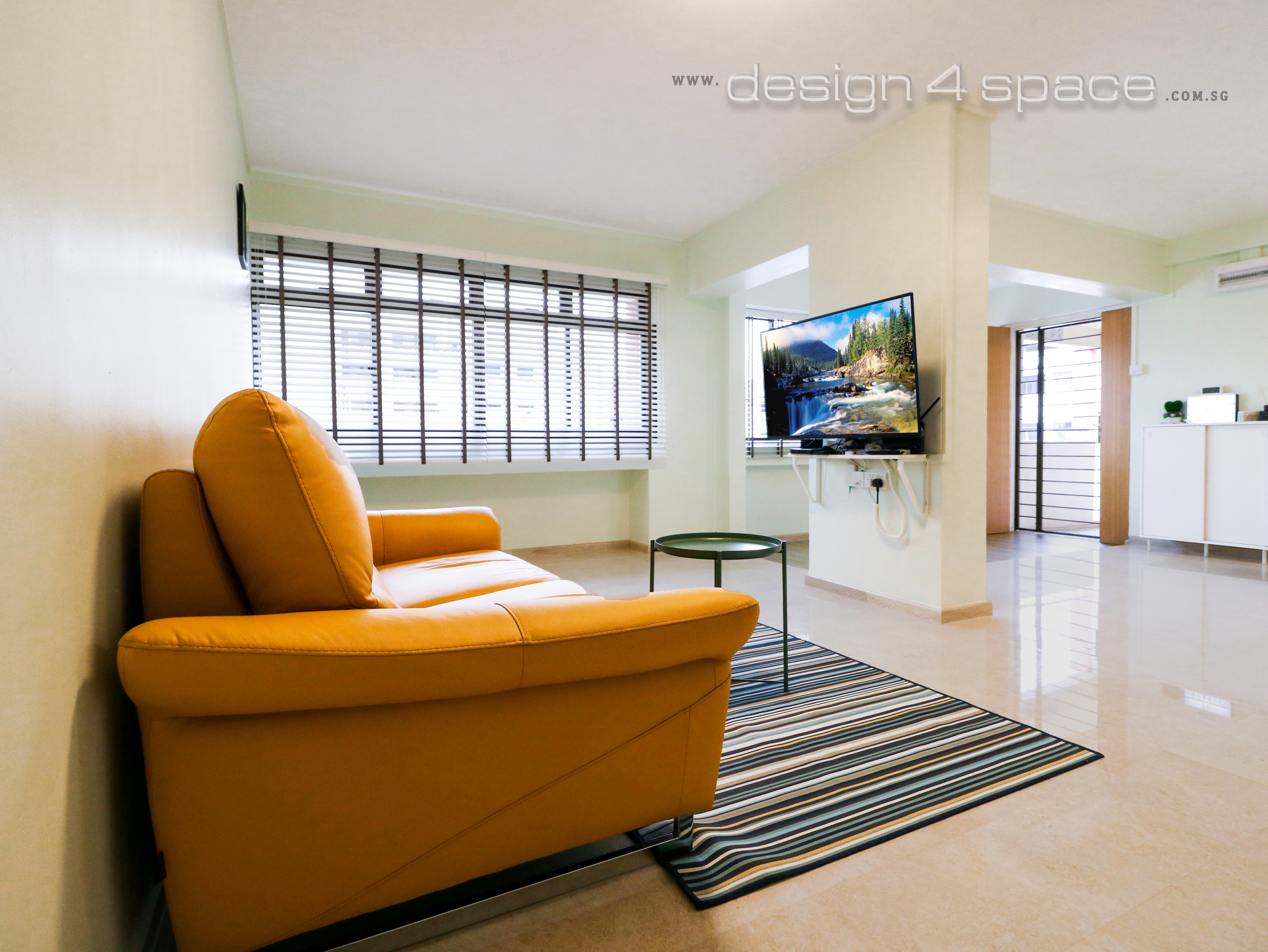 Eclectic, Industrial, Minimalist Design - Living Room - HDB 5 Room - Design by Design 4 Space Pte Ltd