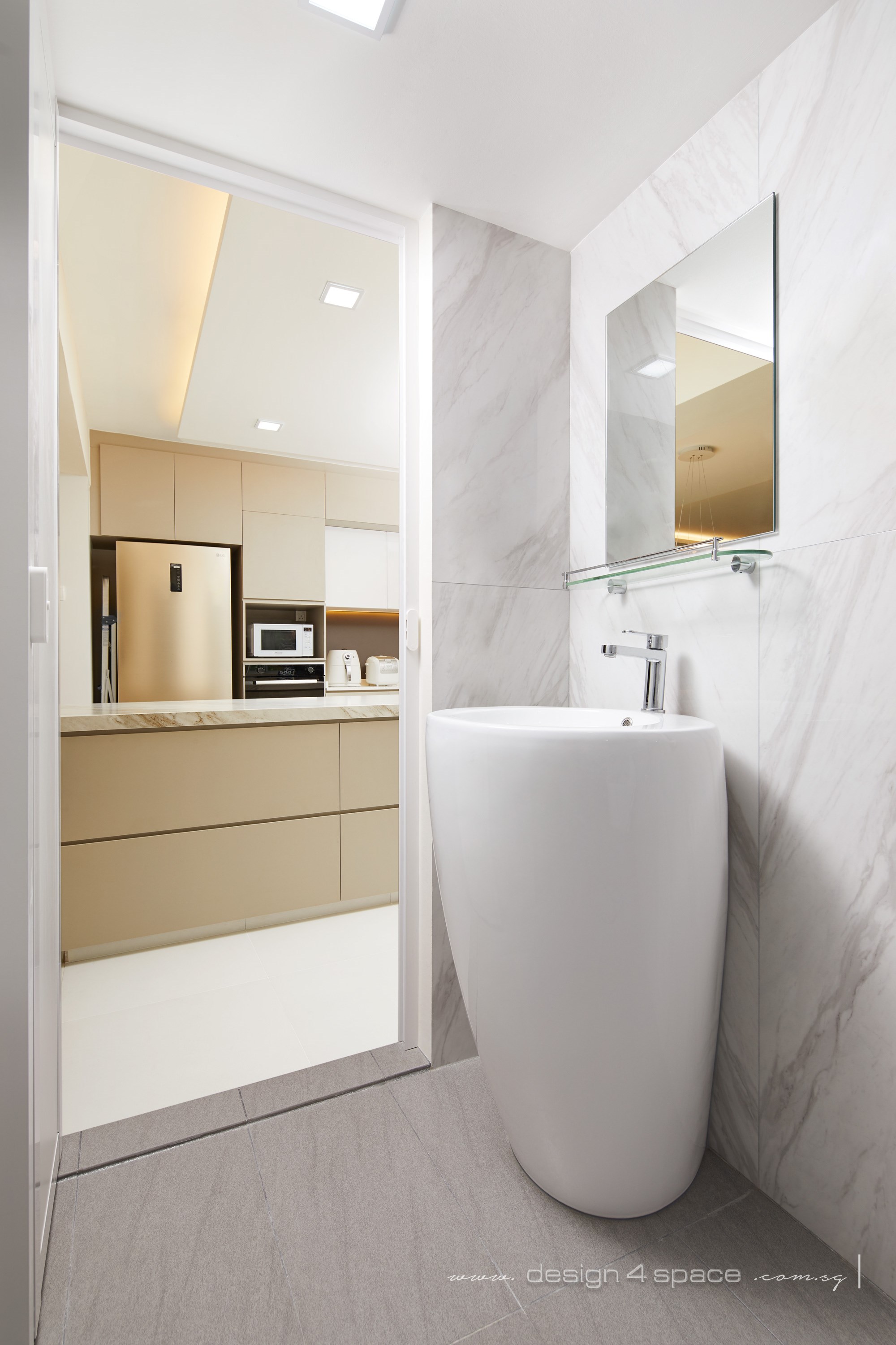 Modern Design - Bathroom - HDB 5 Room - Design by Design 4 Space Pte Ltd