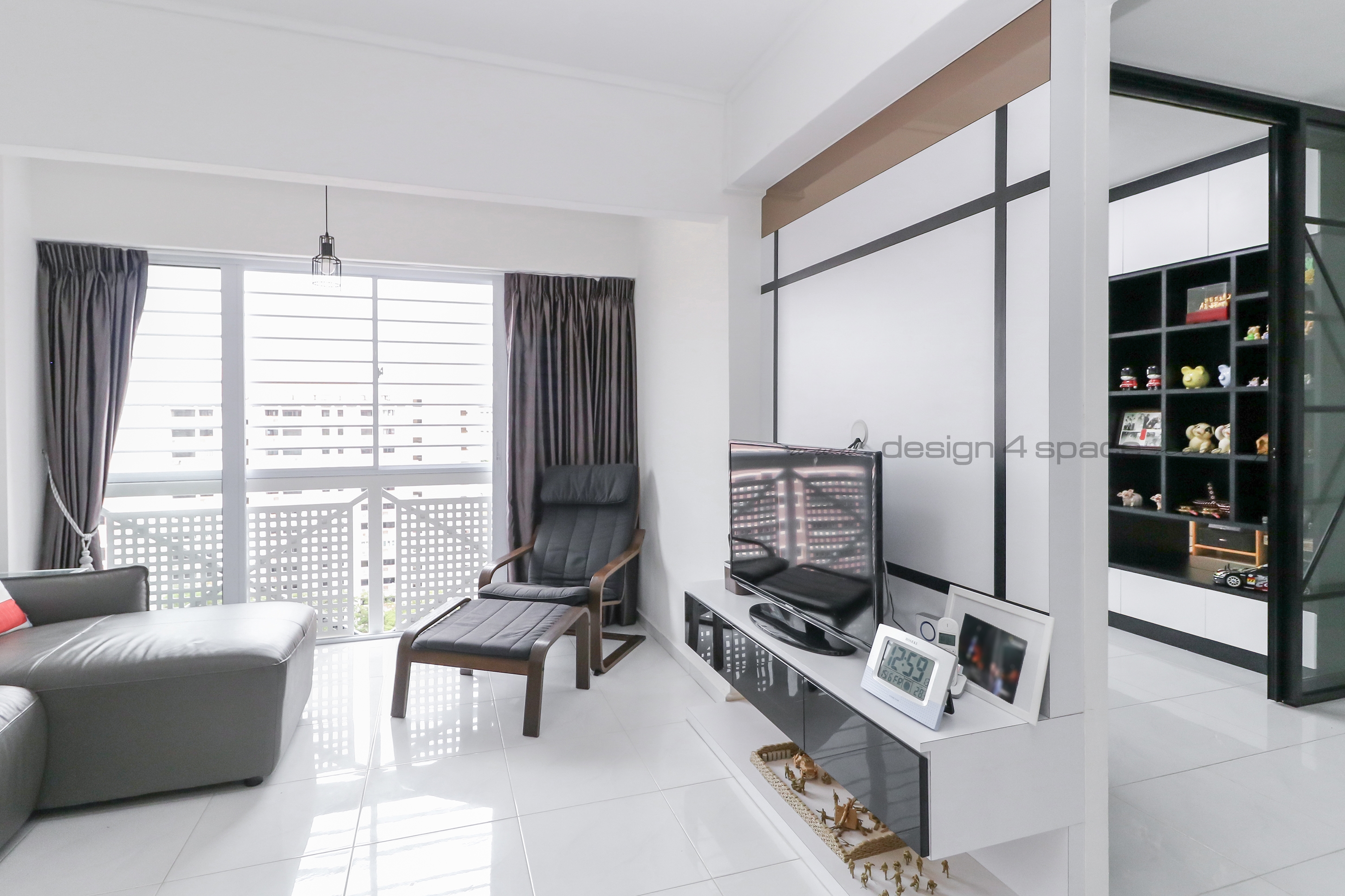 Minimalist Design - Living Room - HDB 5 Room - Design by Design 4 Space Pte Ltd