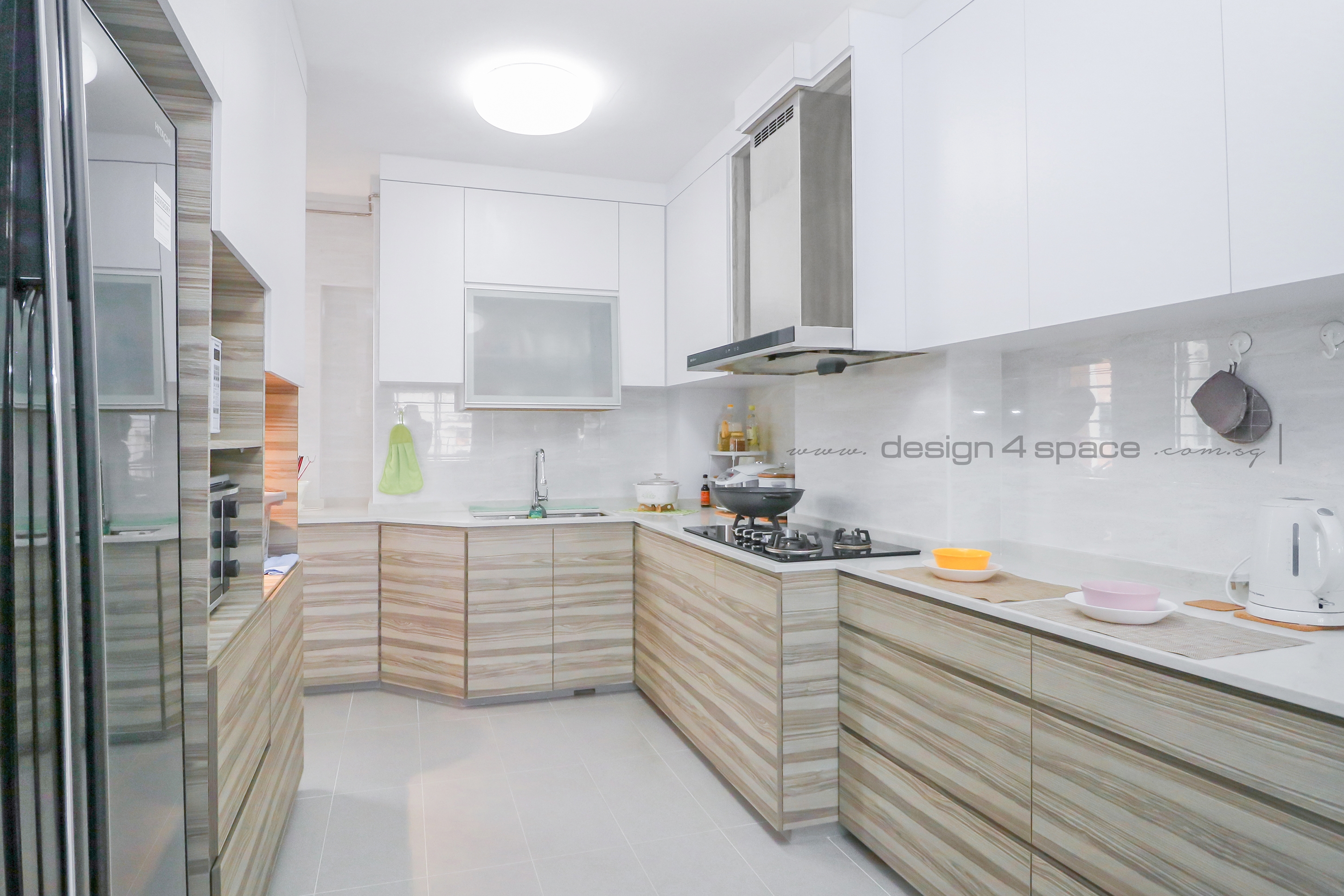 Minimalist Design - Kitchen - HDB 5 Room - Design by Design 4 Space Pte Ltd