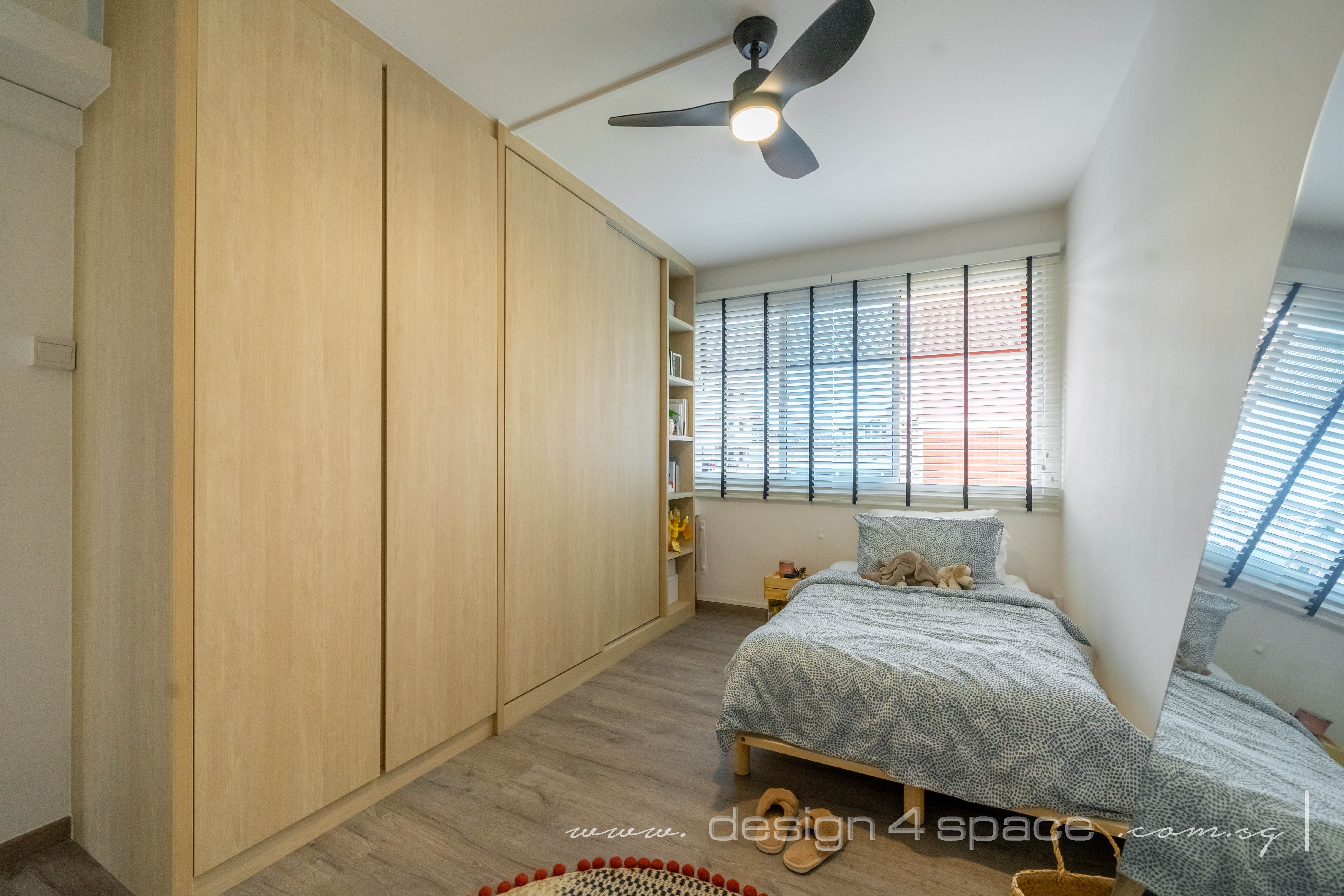 Country Design - Bedroom - HDB 5 Room - Design by Design 4 Space Pte Ltd