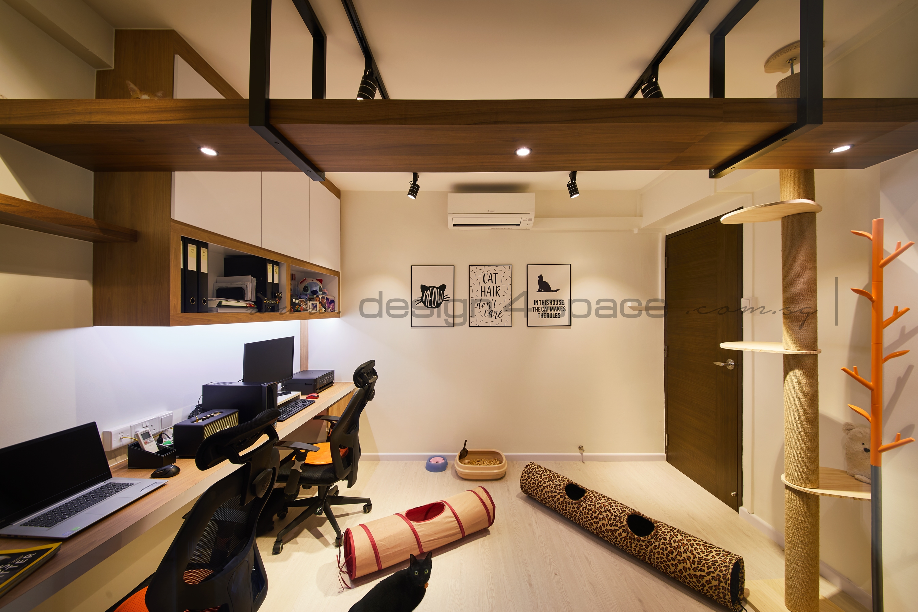 Resort Design - Study Room - HDB 5 Room - Design by Design 4 Space Pte Ltd