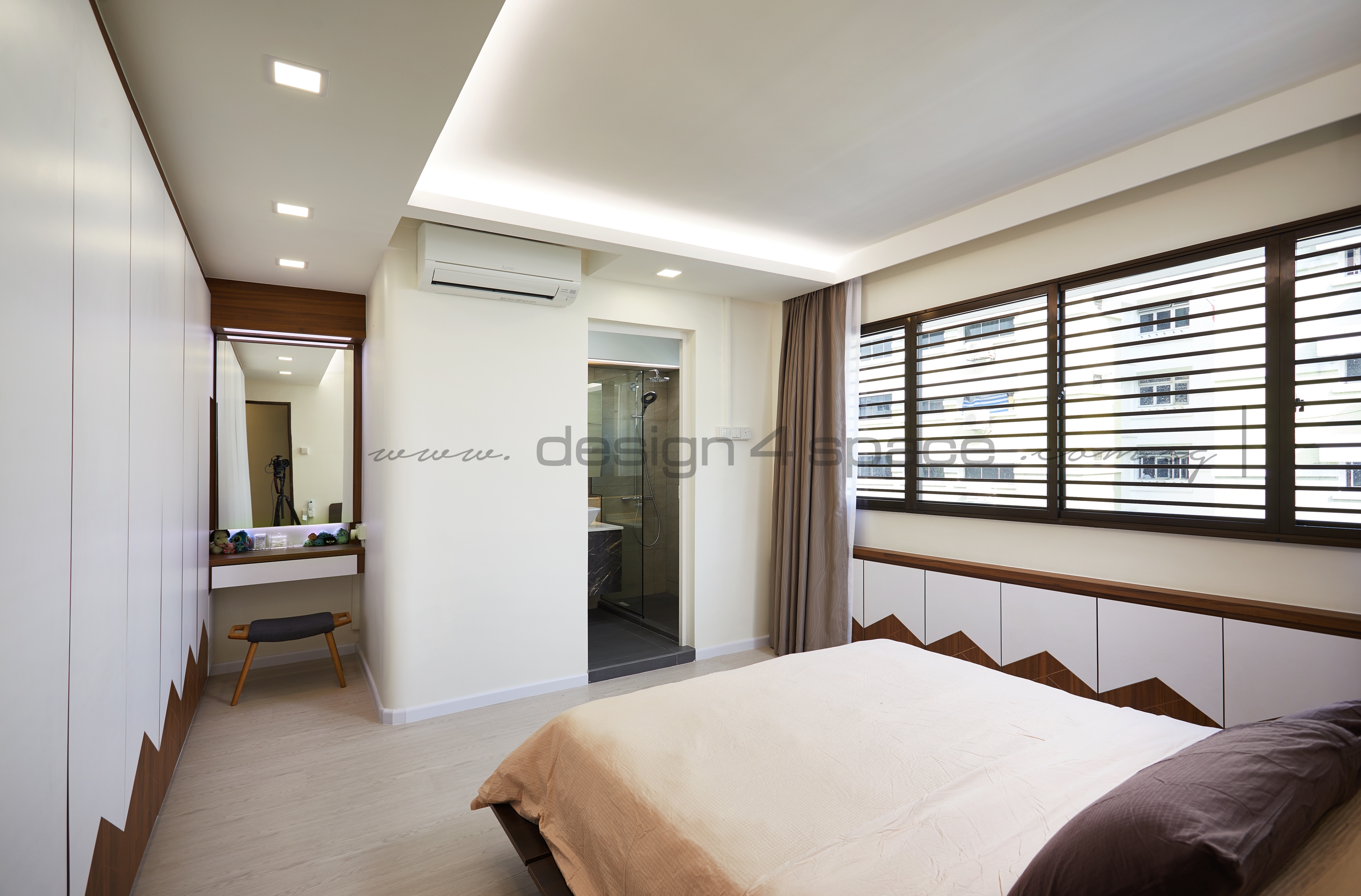 Resort Design - Bedroom - HDB 5 Room - Design by Design 4 Space Pte Ltd