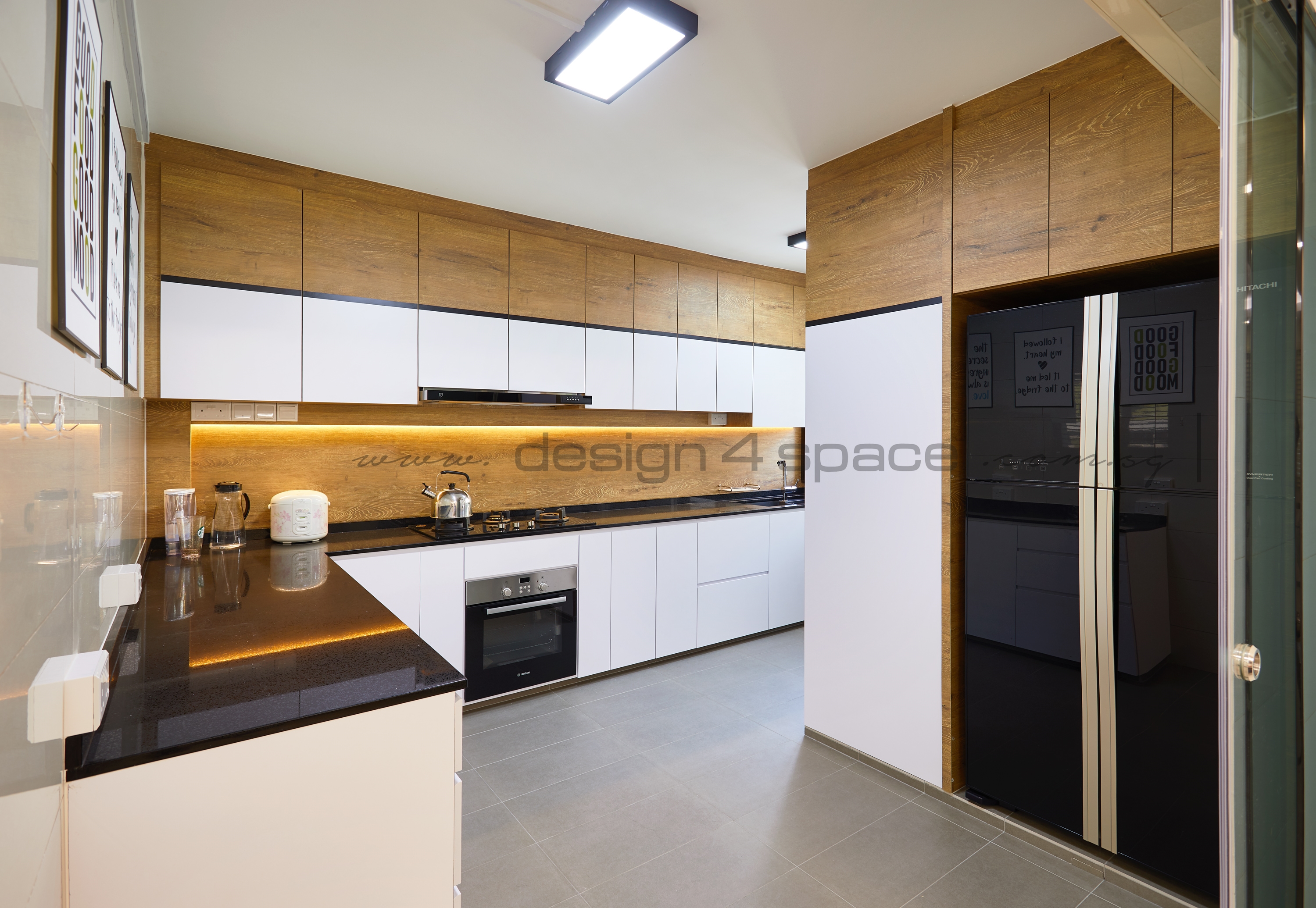 Resort Design - Kitchen - HDB 5 Room - Design by Design 4 Space Pte Ltd