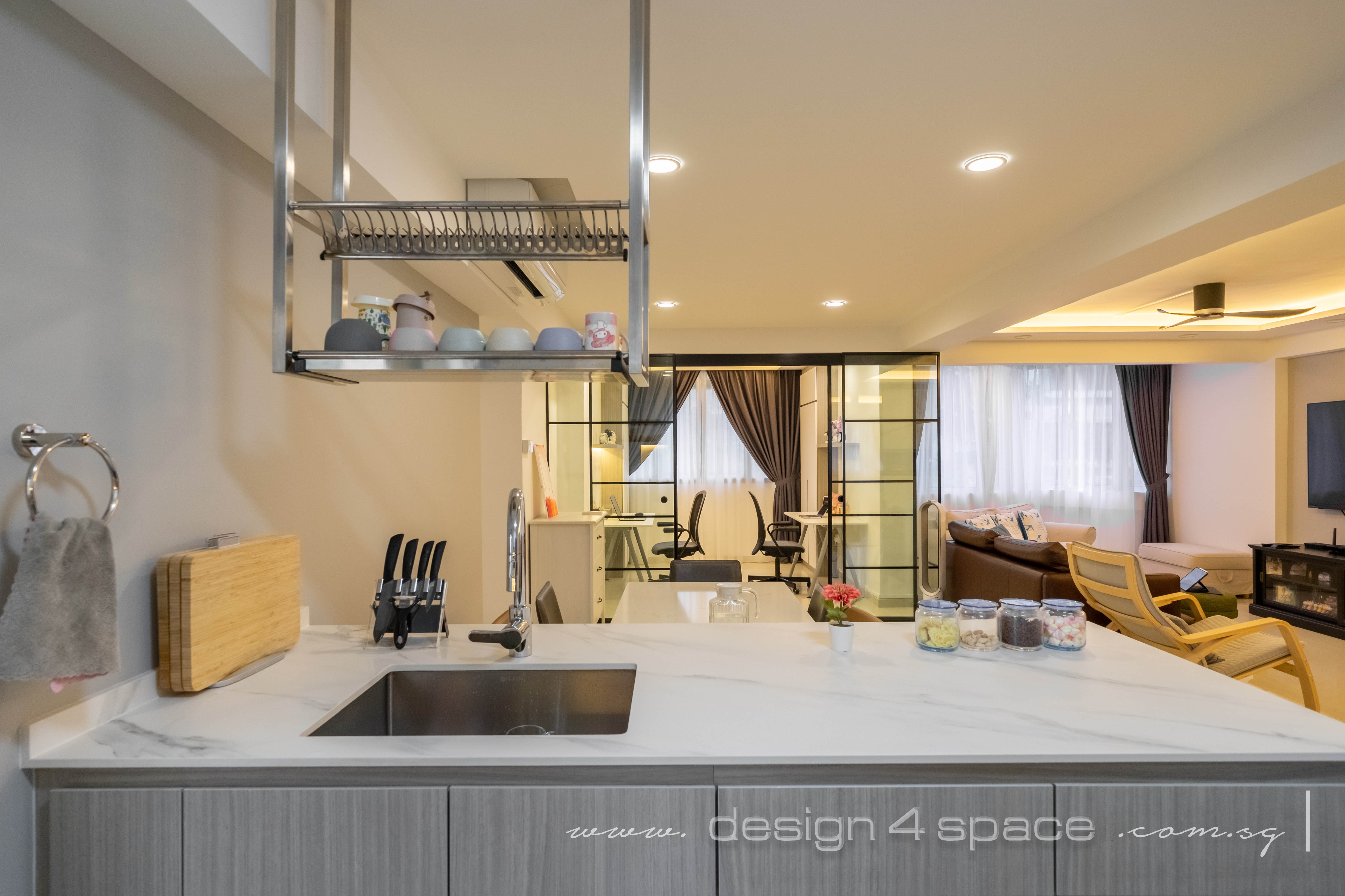 Contemporary, Others Design - Kitchen - HDB 5 Room - Design by Design 4 Space Pte Ltd