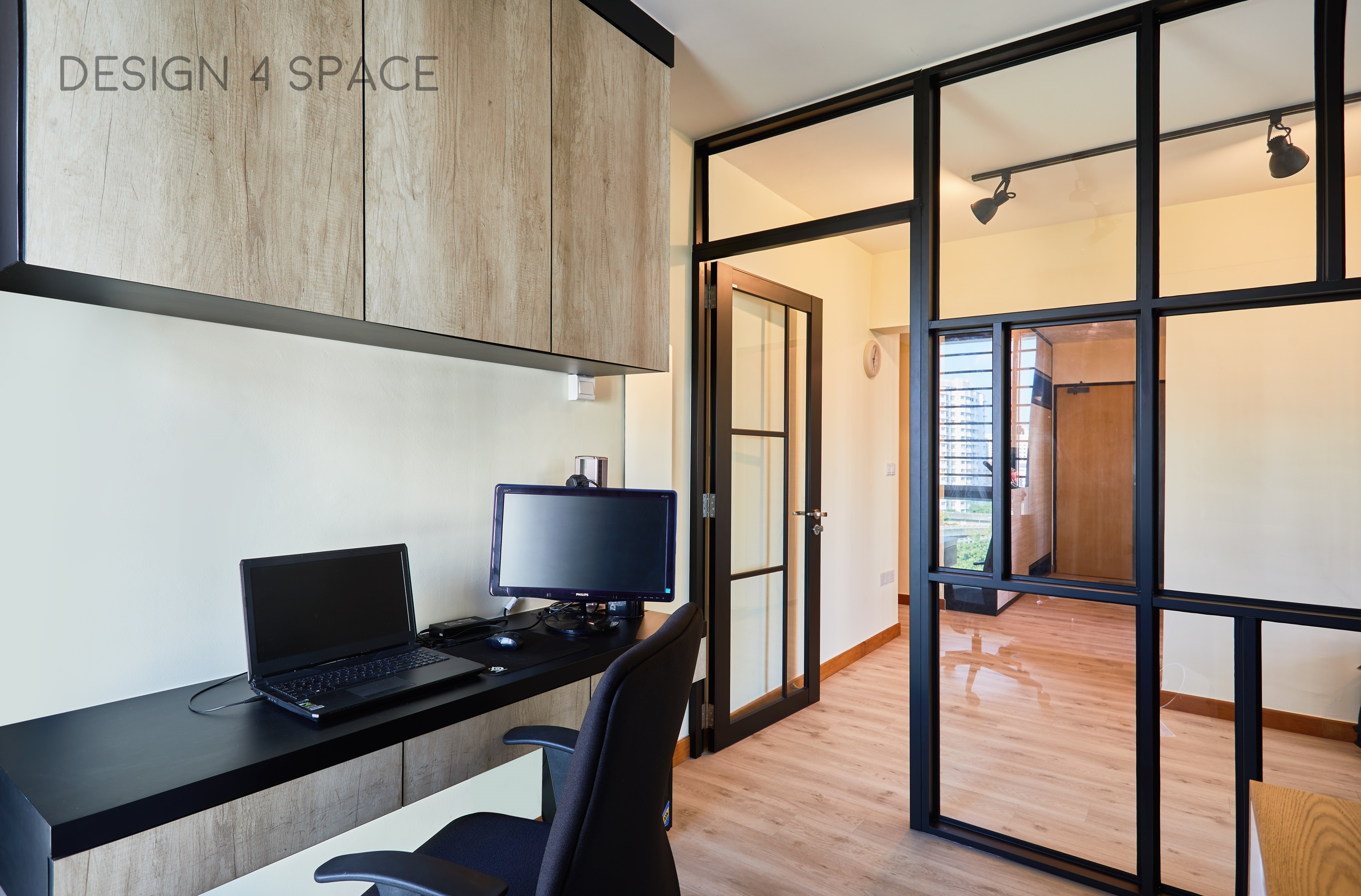 Contemporary, Modern Design - Study Room - HDB 5 Room - Design by Design 4 Space Pte Ltd