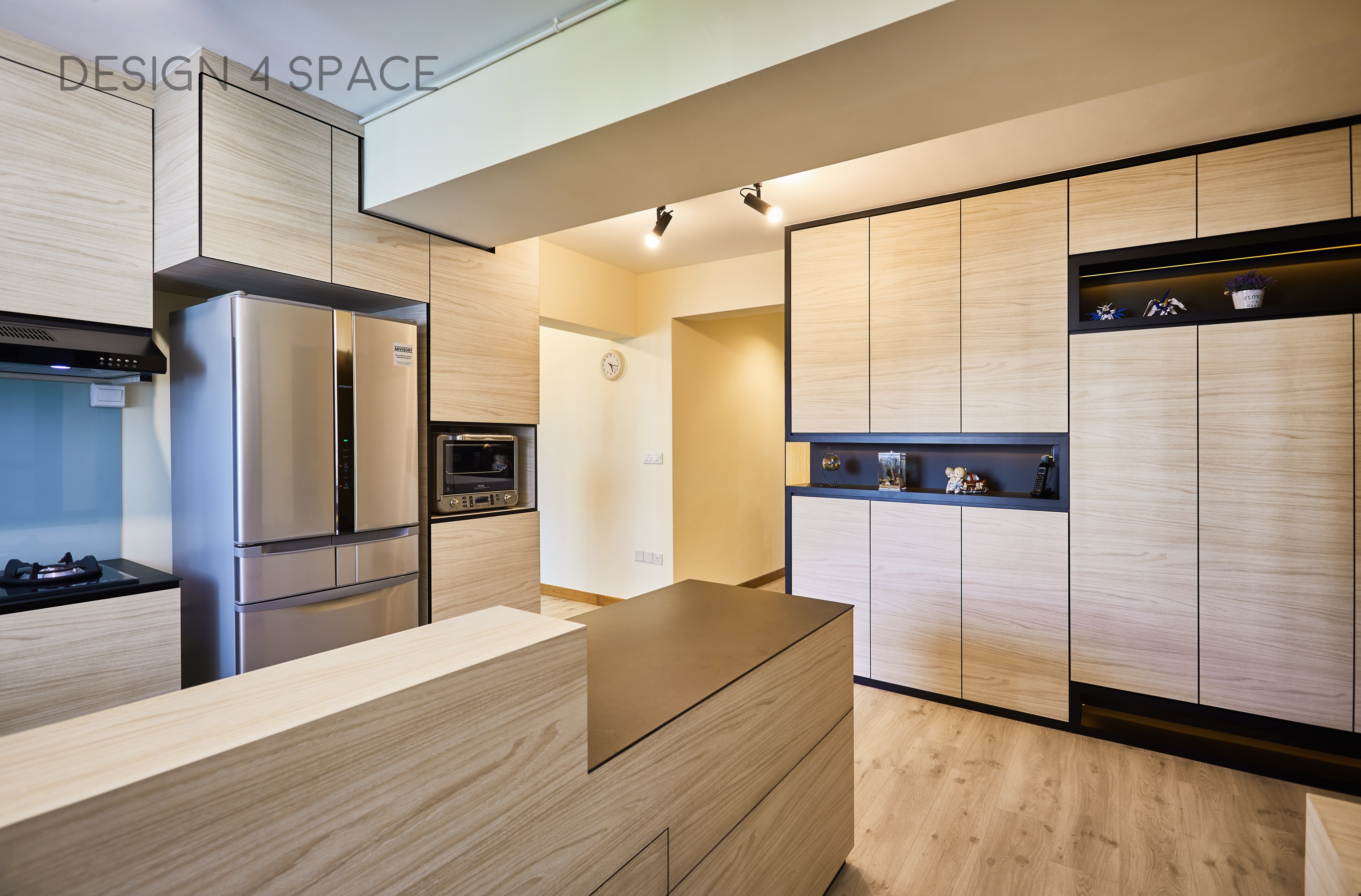 Contemporary, Modern Design - Kitchen - HDB 5 Room - Design by Design 4 Space Pte Ltd