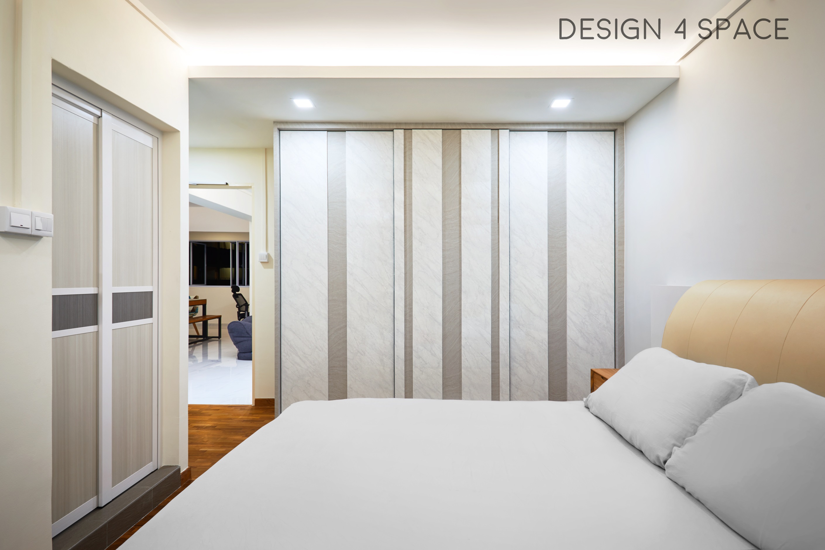 Contemporary, Scandinavian Design - Bedroom - HDB 5 Room - Design by Design 4 Space Pte Ltd