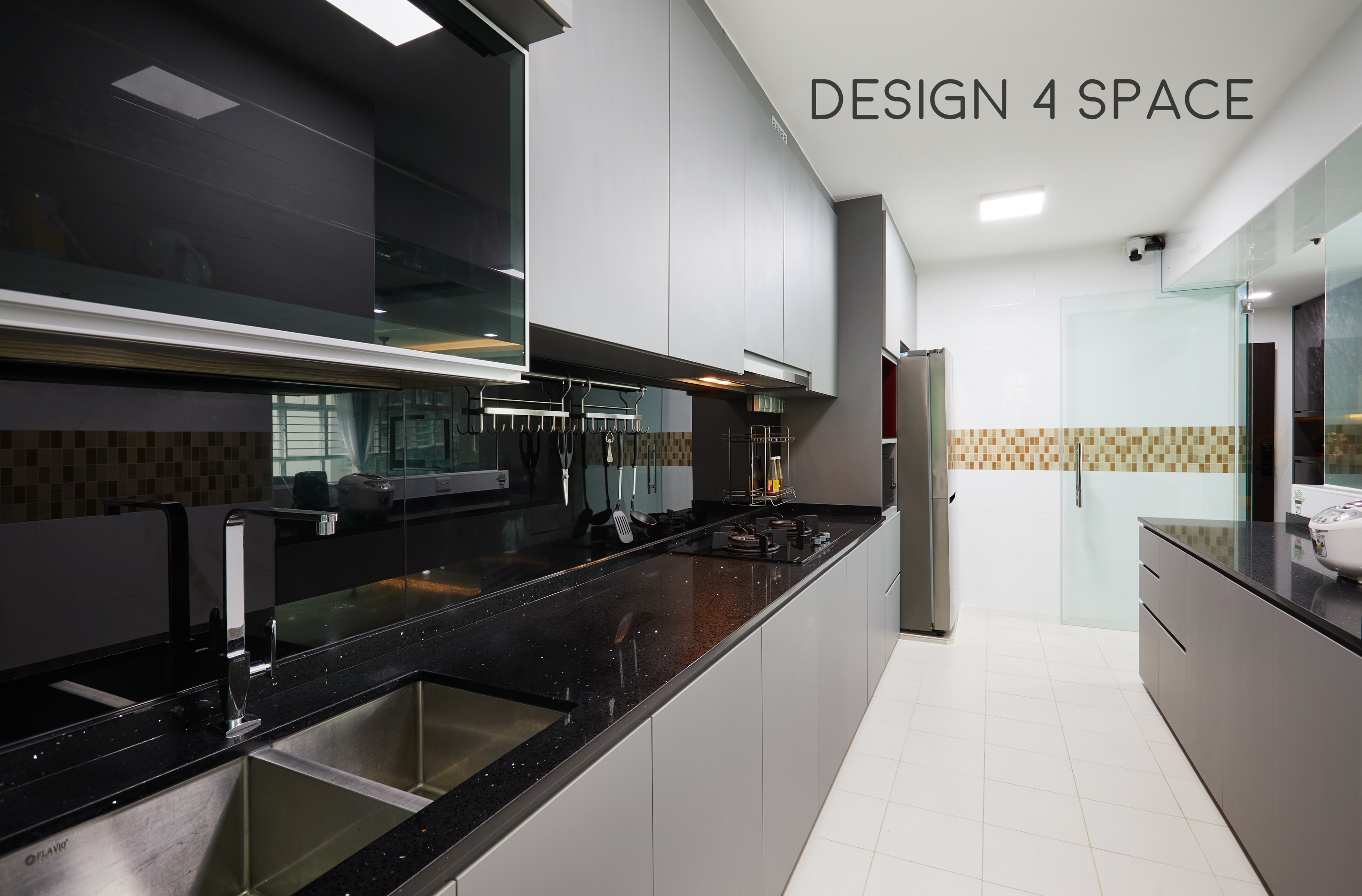 Contemporary, Modern Design - Kitchen - HDB 5 Room - Design by Design 4 Space Pte Ltd