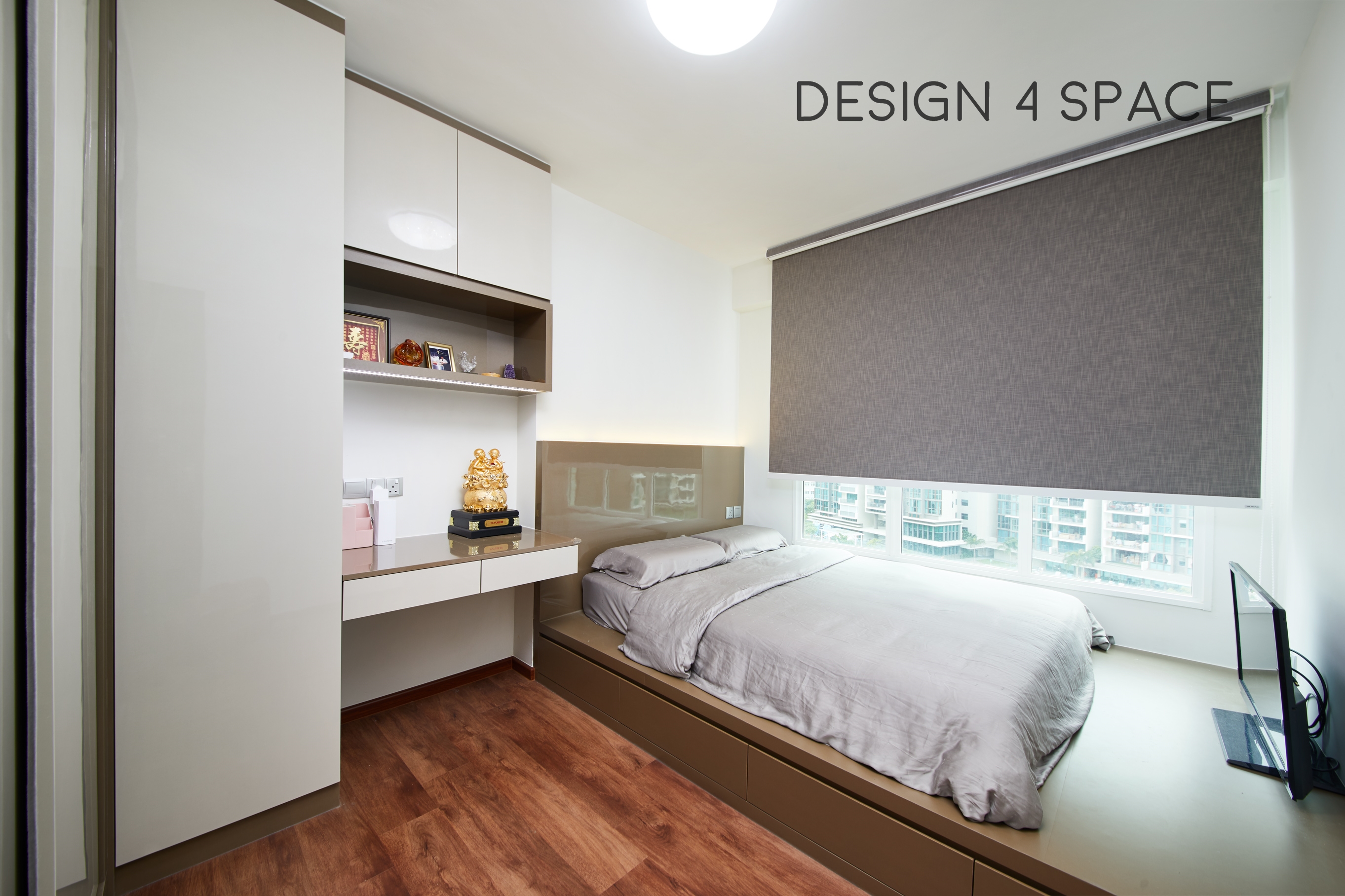 Contemporary, Modern Design - Bedroom - HDB 5 Room - Design by Design 4 Space Pte Ltd