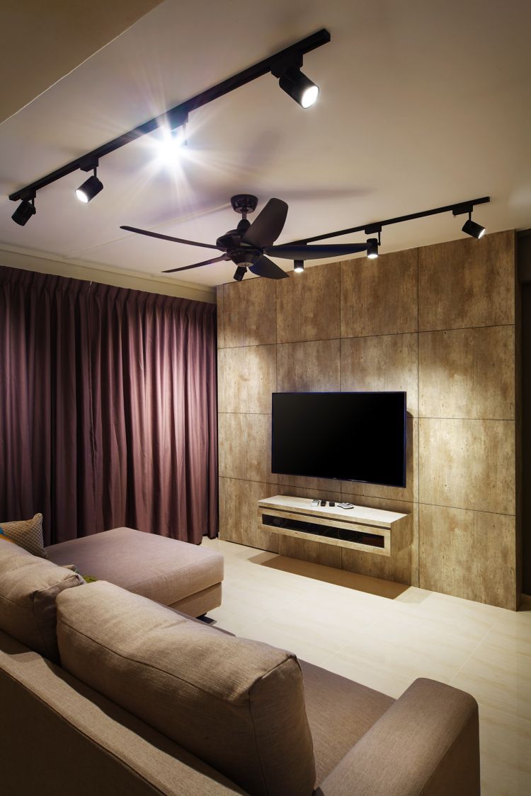 Contemporary, Minimalist Design - Living Room - HDB 5 Room - Design by Design 4 Space Pte Ltd