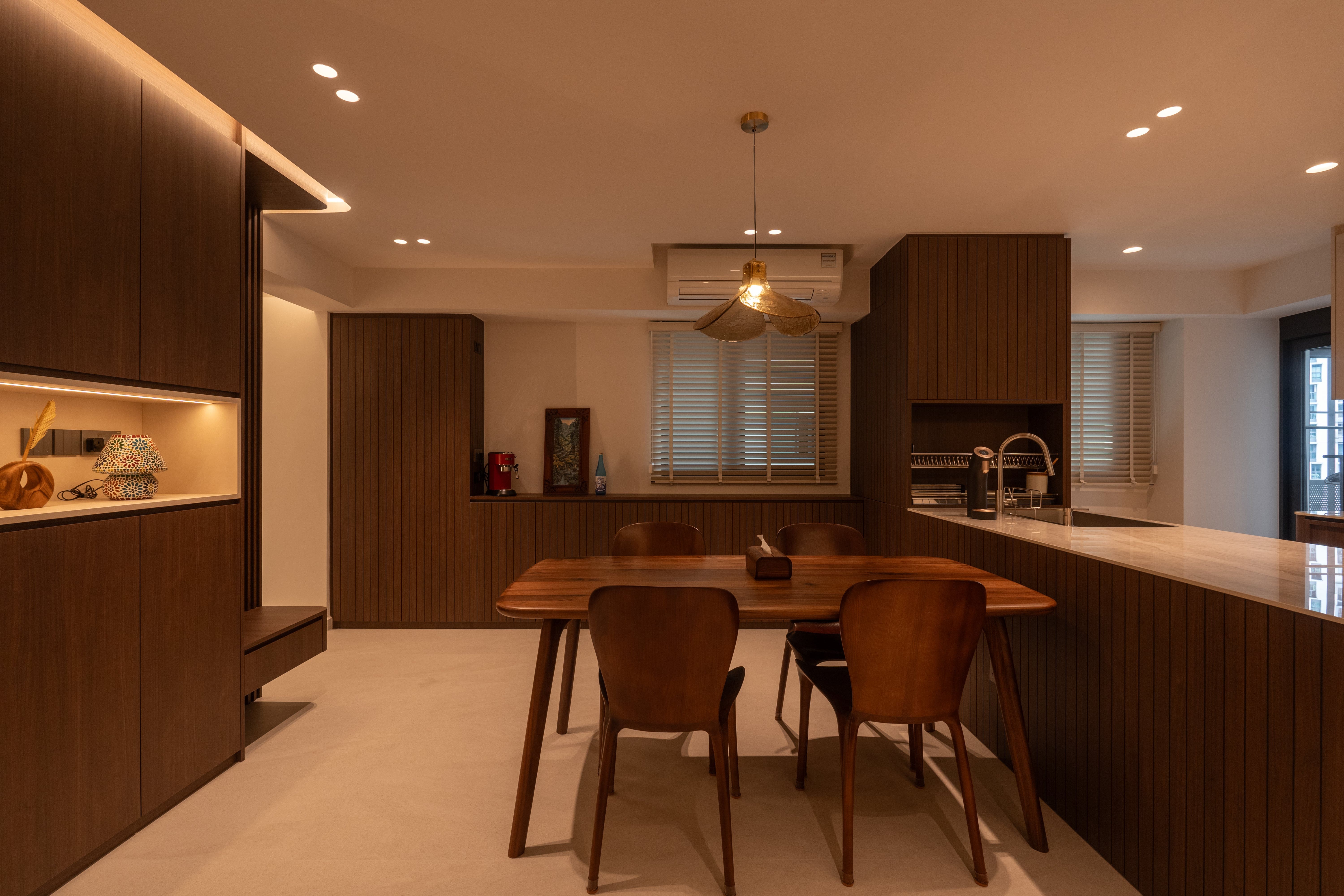 Modern Design - Dining Room - HDB 5 Room - Design by Design 4 Space Pte Ltd