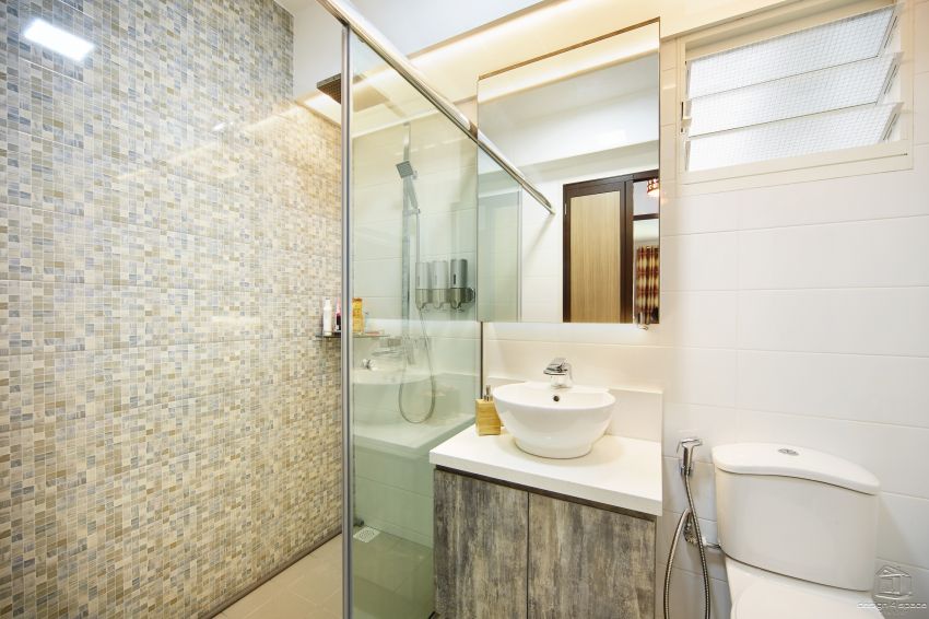 Contemporary, Minimalist, Modern Design - Bathroom - HDB 5 Room - Design by Design 4 Space Pte Ltd