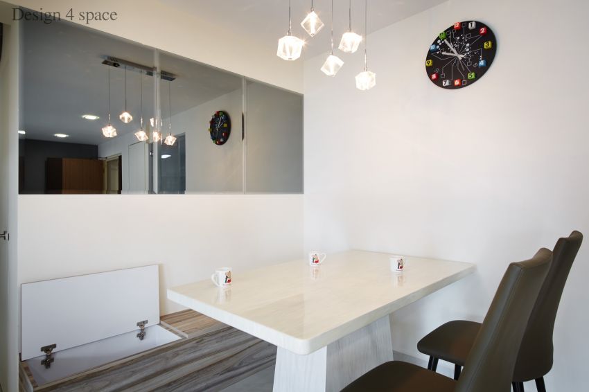 Contemporary, Minimalist, Modern Design - Dining Room - HDB 5 Room - Design by Design 4 Space Pte Ltd