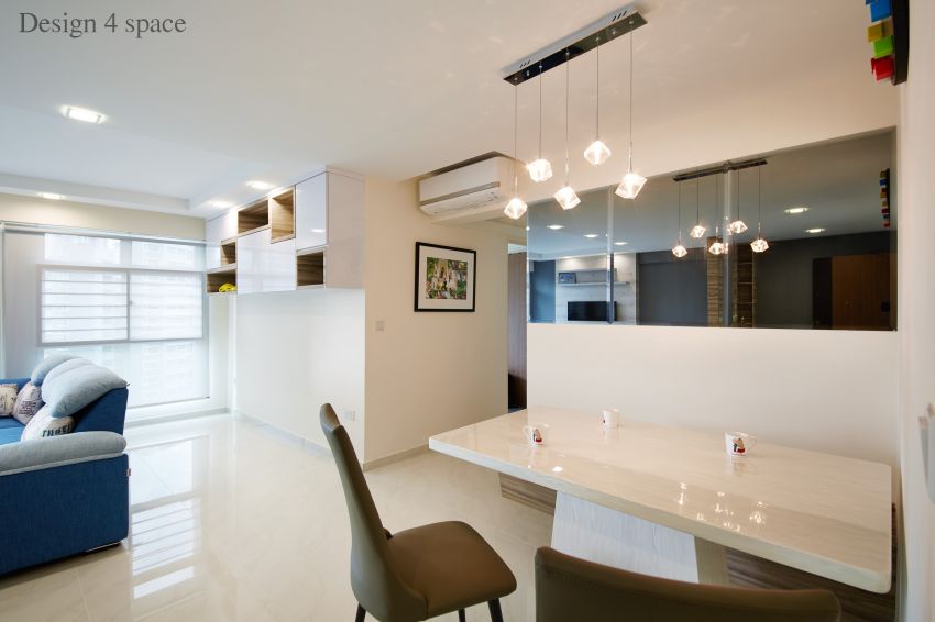 Contemporary, Minimalist, Modern Design - Dining Room - HDB 5 Room - Design by Design 4 Space Pte Ltd