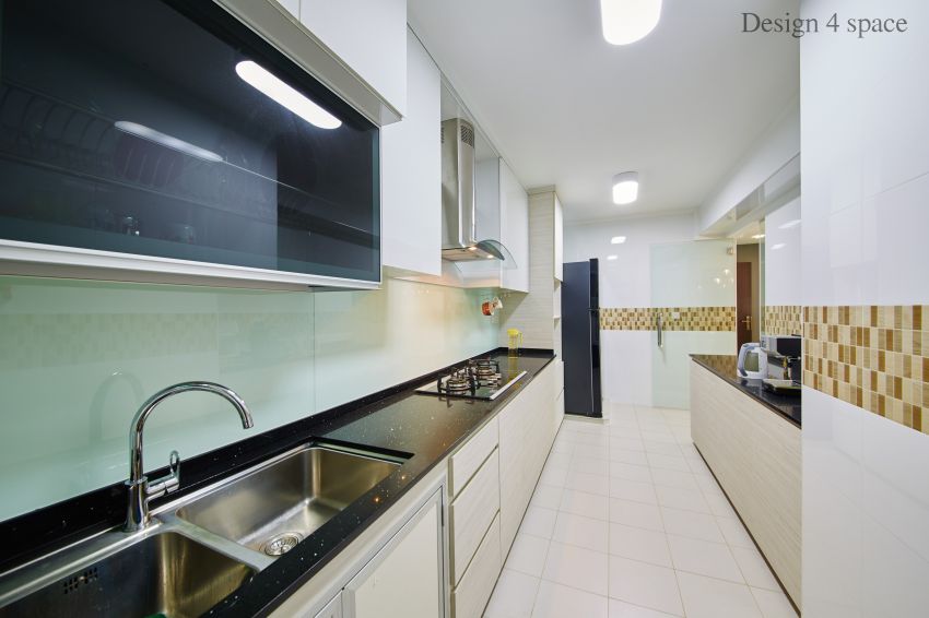 Contemporary, Minimalist, Modern Design - Kitchen - HDB 5 Room - Design by Design 4 Space Pte Ltd