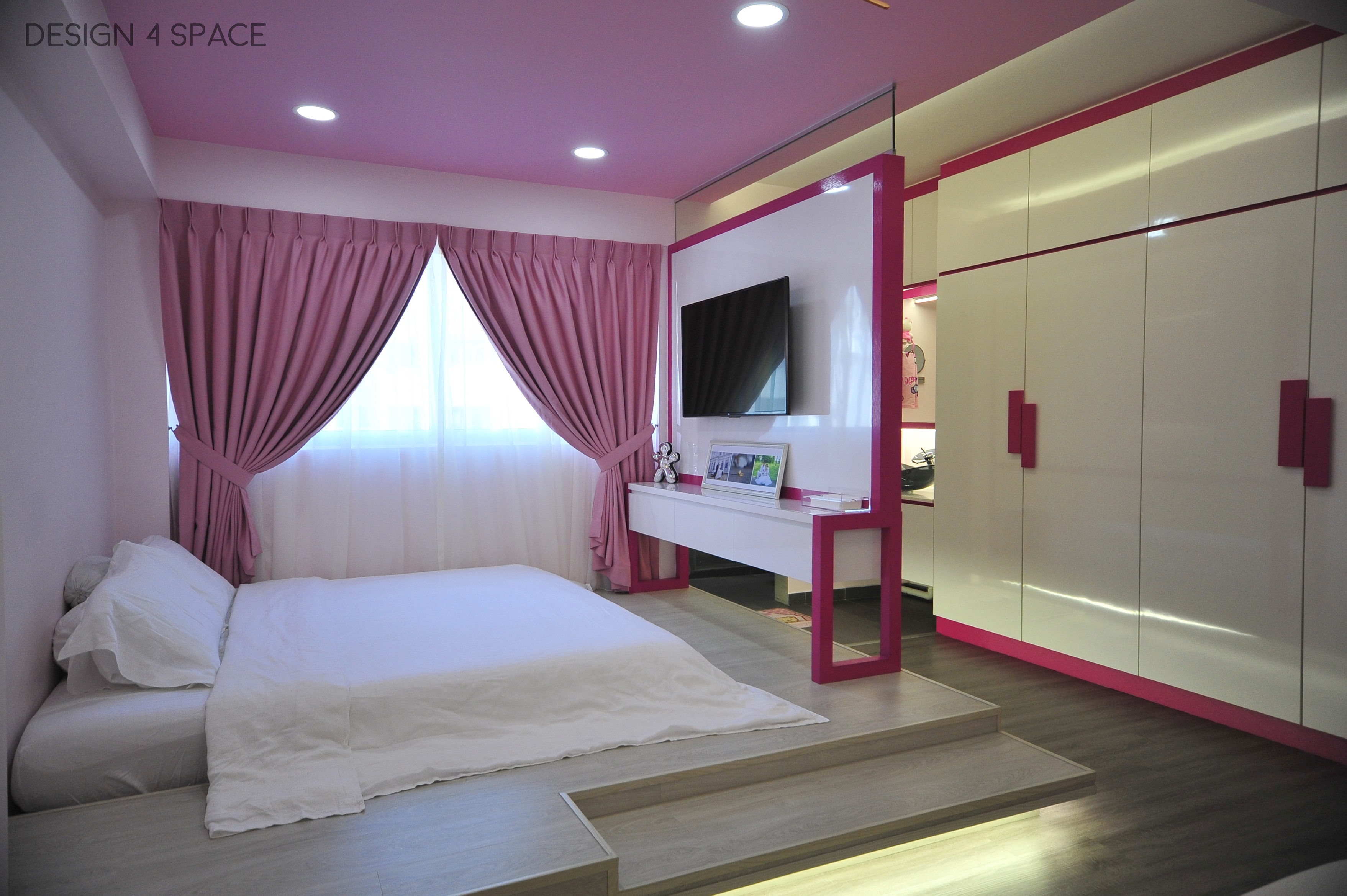 Contemporary, Minimalist, Modern Design - Bedroom - HDB 5 Room - Design by Design 4 Space Pte Ltd