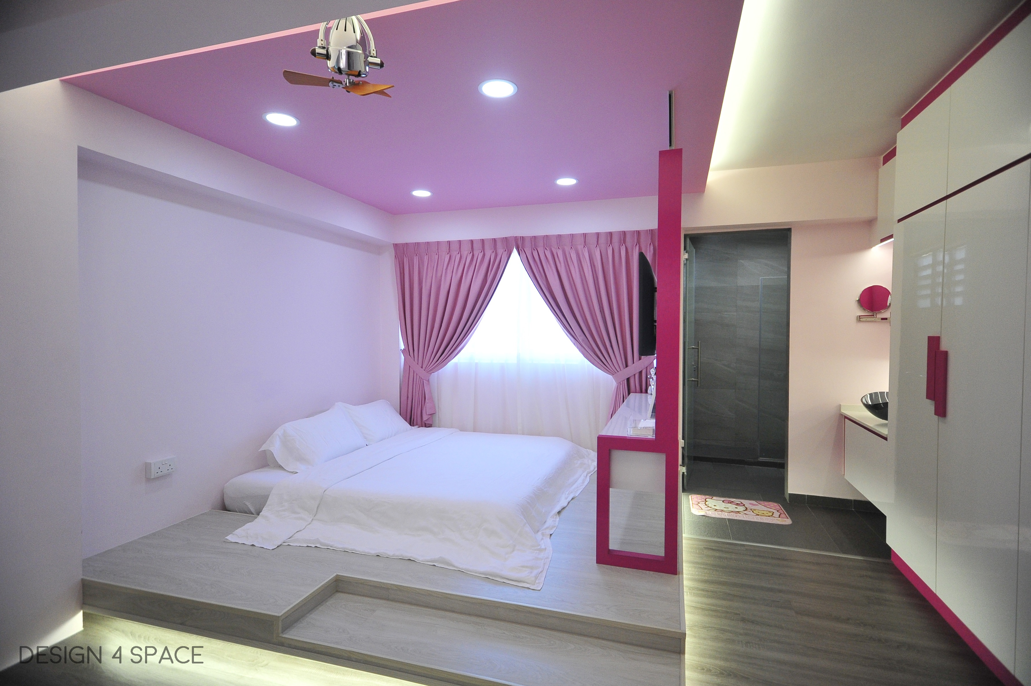 Contemporary, Minimalist, Modern Design - Bedroom - HDB 5 Room - Design by Design 4 Space Pte Ltd