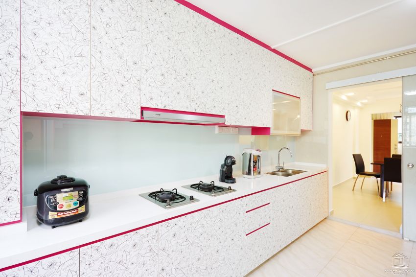 Contemporary, Modern Design - Kitchen - HDB 5 Room - Design by Design 4 Space Pte Ltd